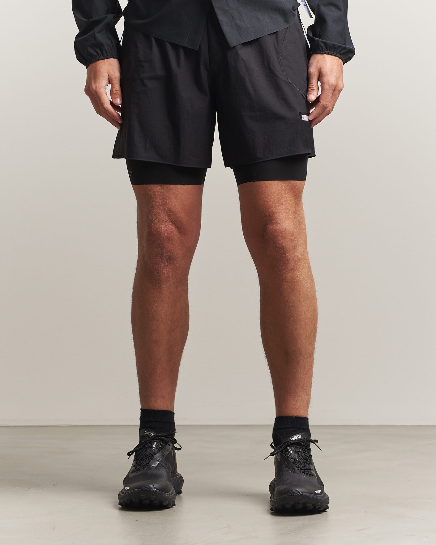 Uomini | Pantaloncini | Satisfy | Rippy Cordura 5 Inch Shorts Black