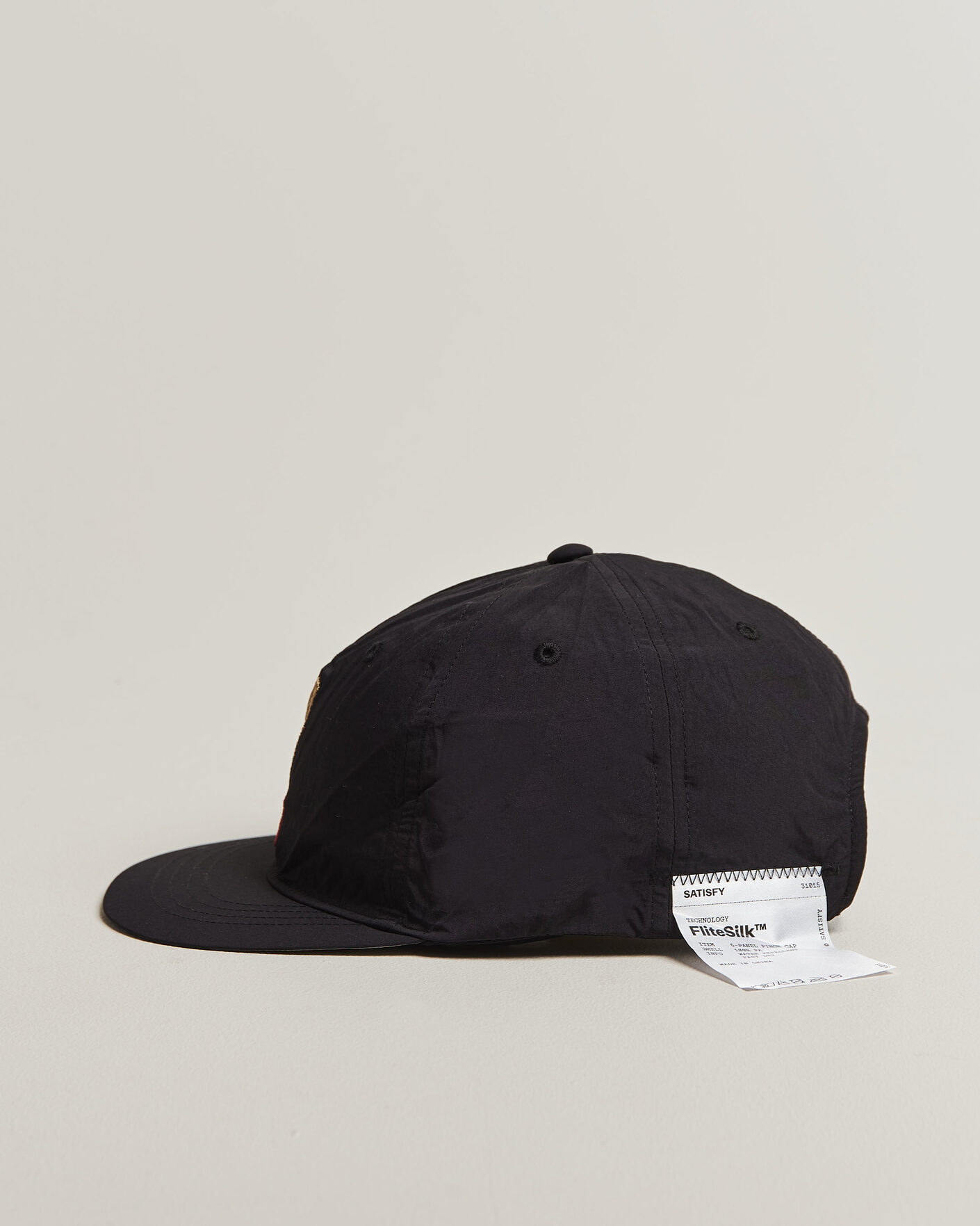 Uomini | Cappelli & Berretti | Satisfy | FliteSilk 5 Panel Cap Black Eagle
