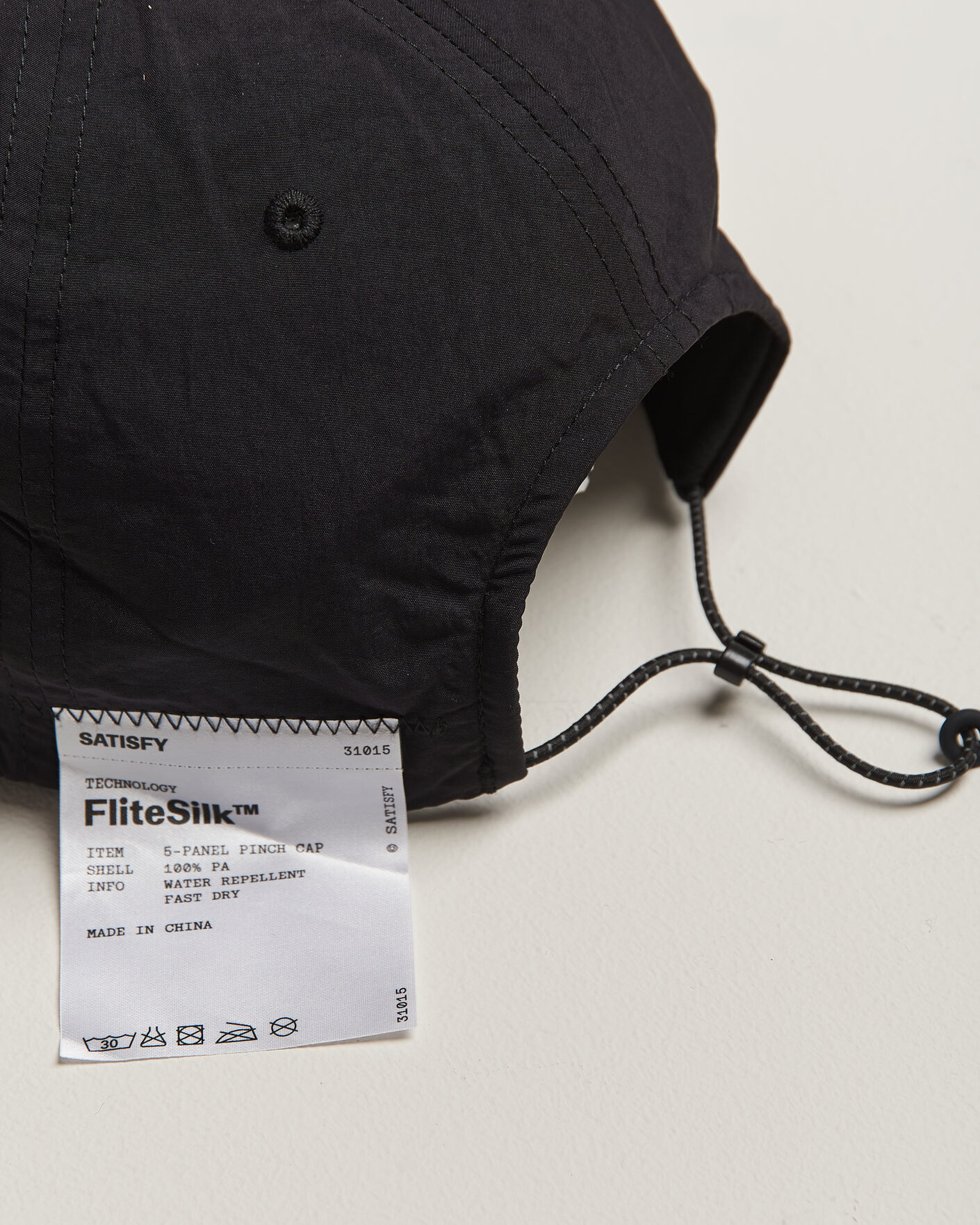 Uomini | Cappelli & Berretti | Satisfy | FliteSilk 5 Panel Cap Black Eagle