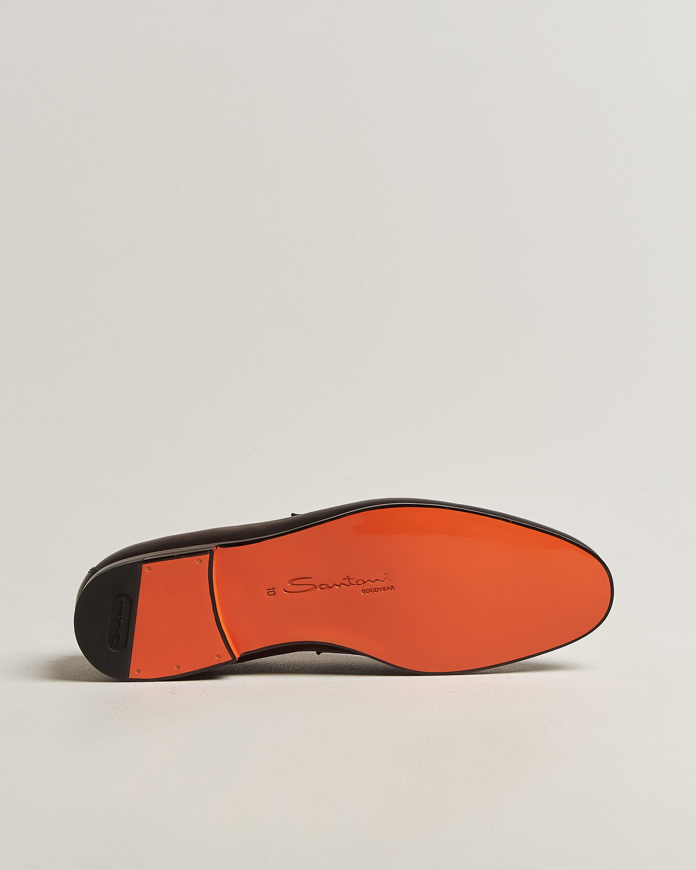 Uomini | Mocassini | Santoni | Penny Loafers Dark Brown Calf