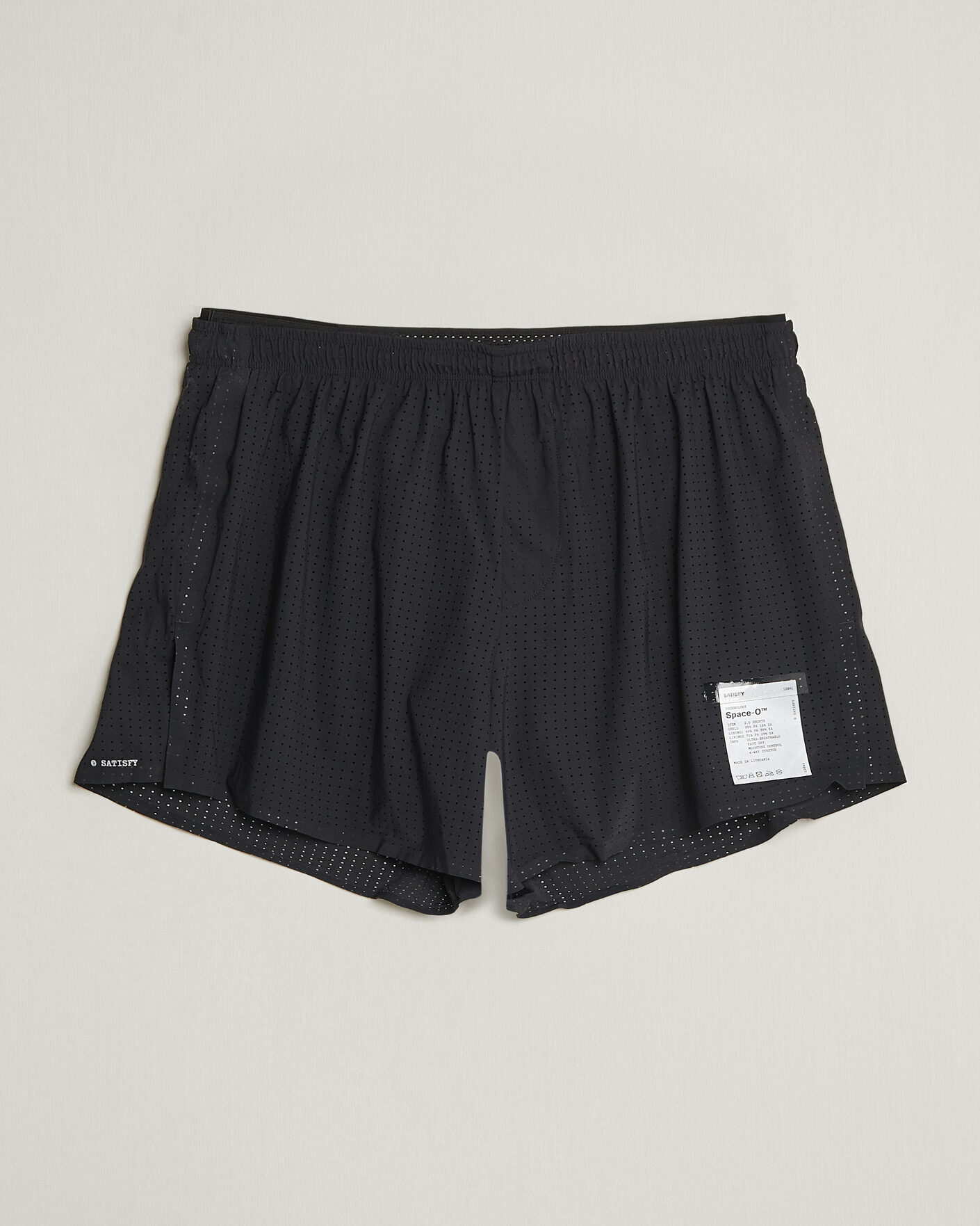 Uomini | Pantaloncini | Satisfy | Space-O 2.5 Inch Shorts Black