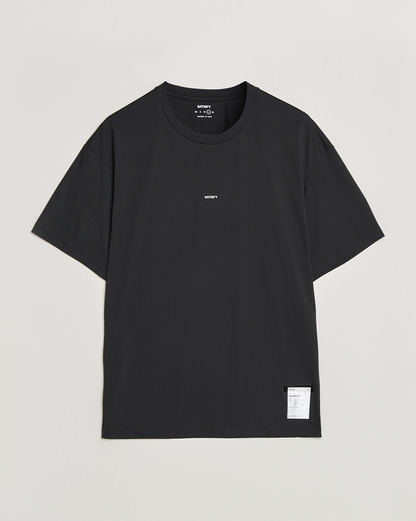 Uomini | T-shirt | Satisfy | AuraLite T-Shirt Black