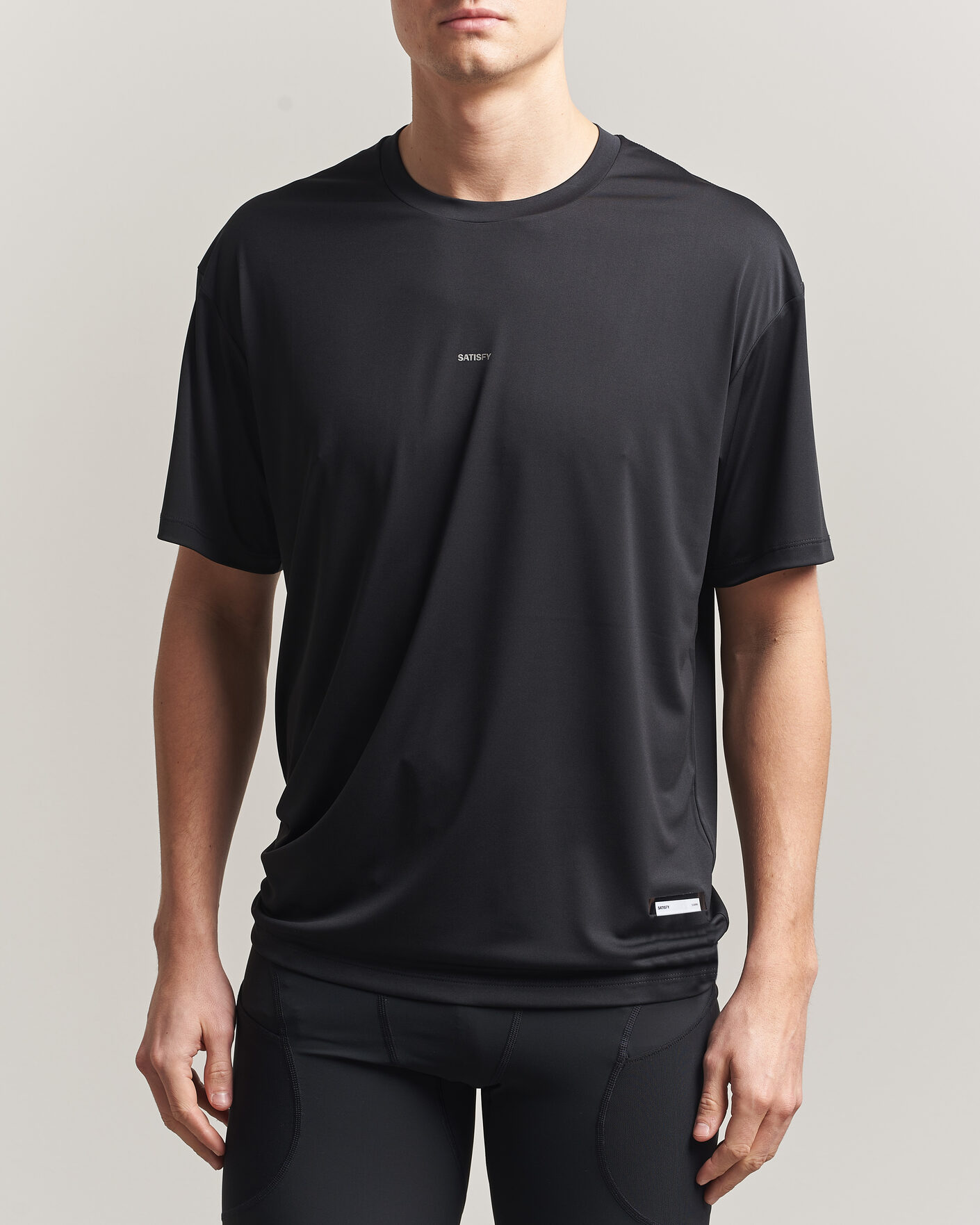 Uomini | T-shirt | Satisfy | AuraLite T-Shirt Black