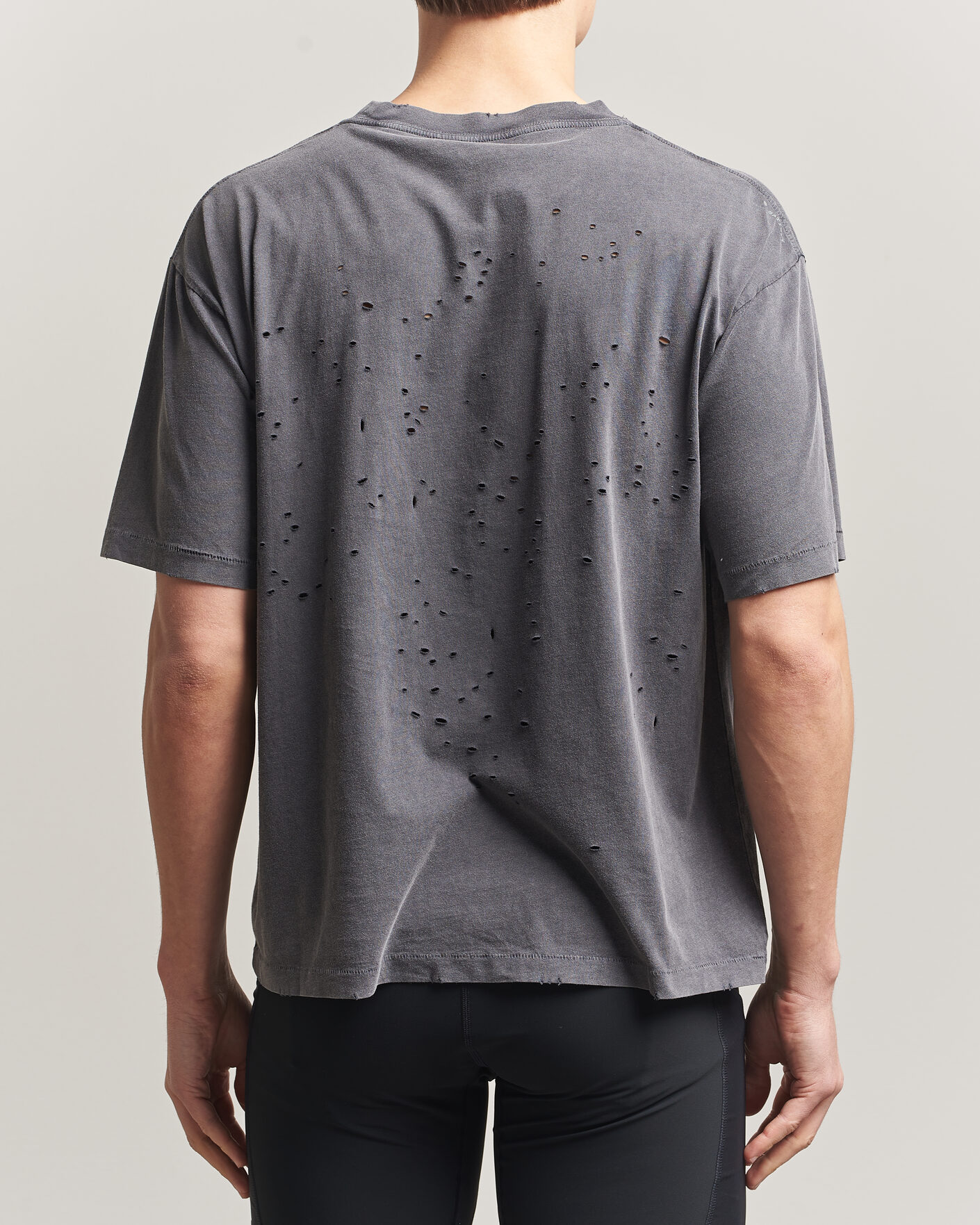 Uomini | T-shirt | Satisfy | MothTech Small Logo T-Shirt Aged Black