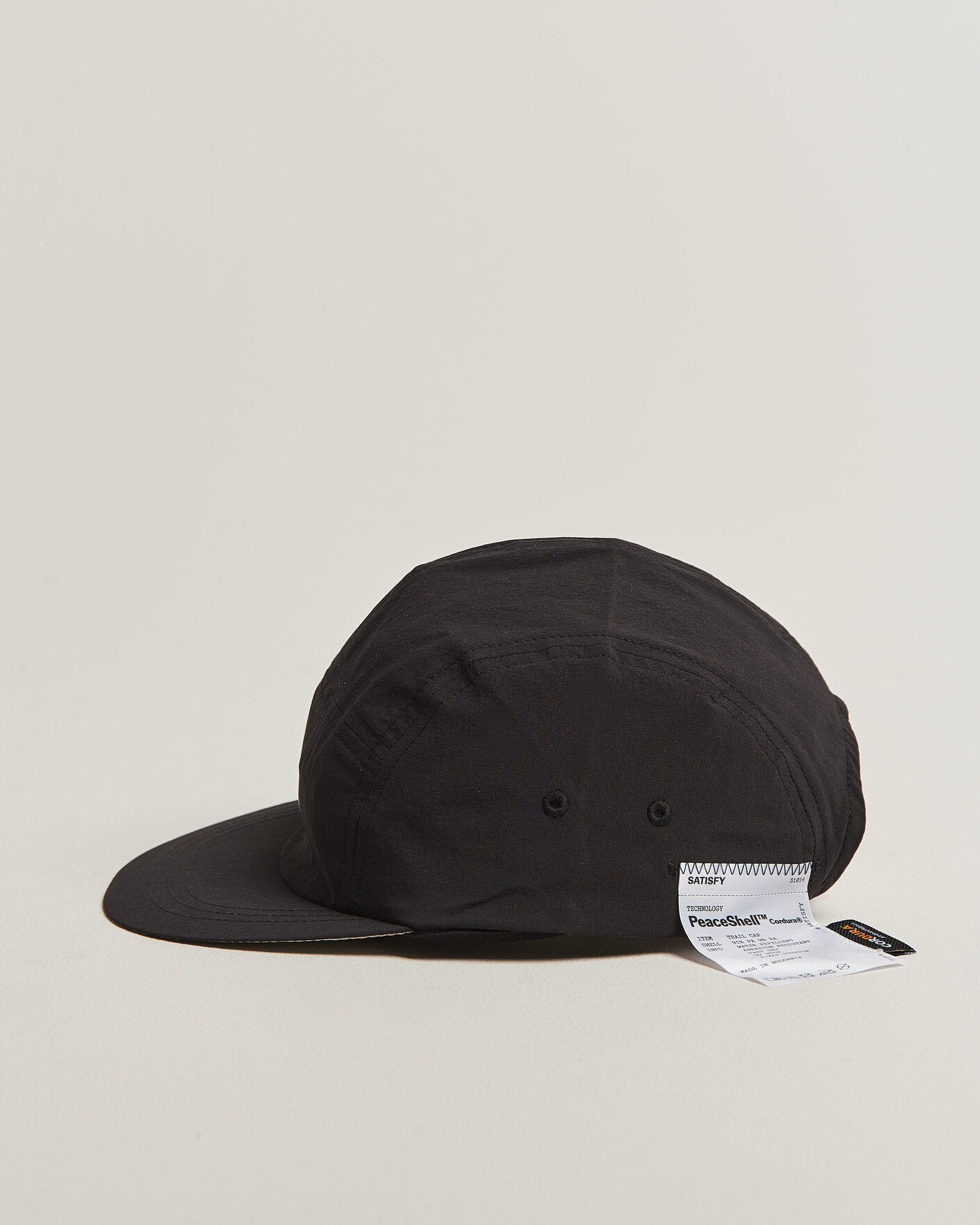 Uomini | Cappelli & Berretti | Satisfy | PeaceShell Cordura Trail Cap Black