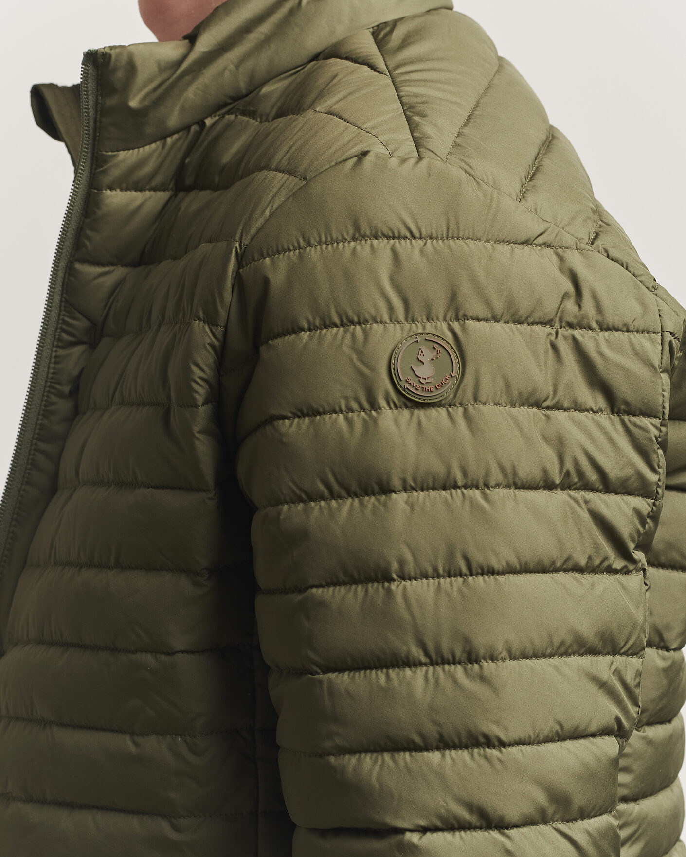 Uomini | Giacche | Save The Duck | Cole Lightweight Padded Jacket Snake Green