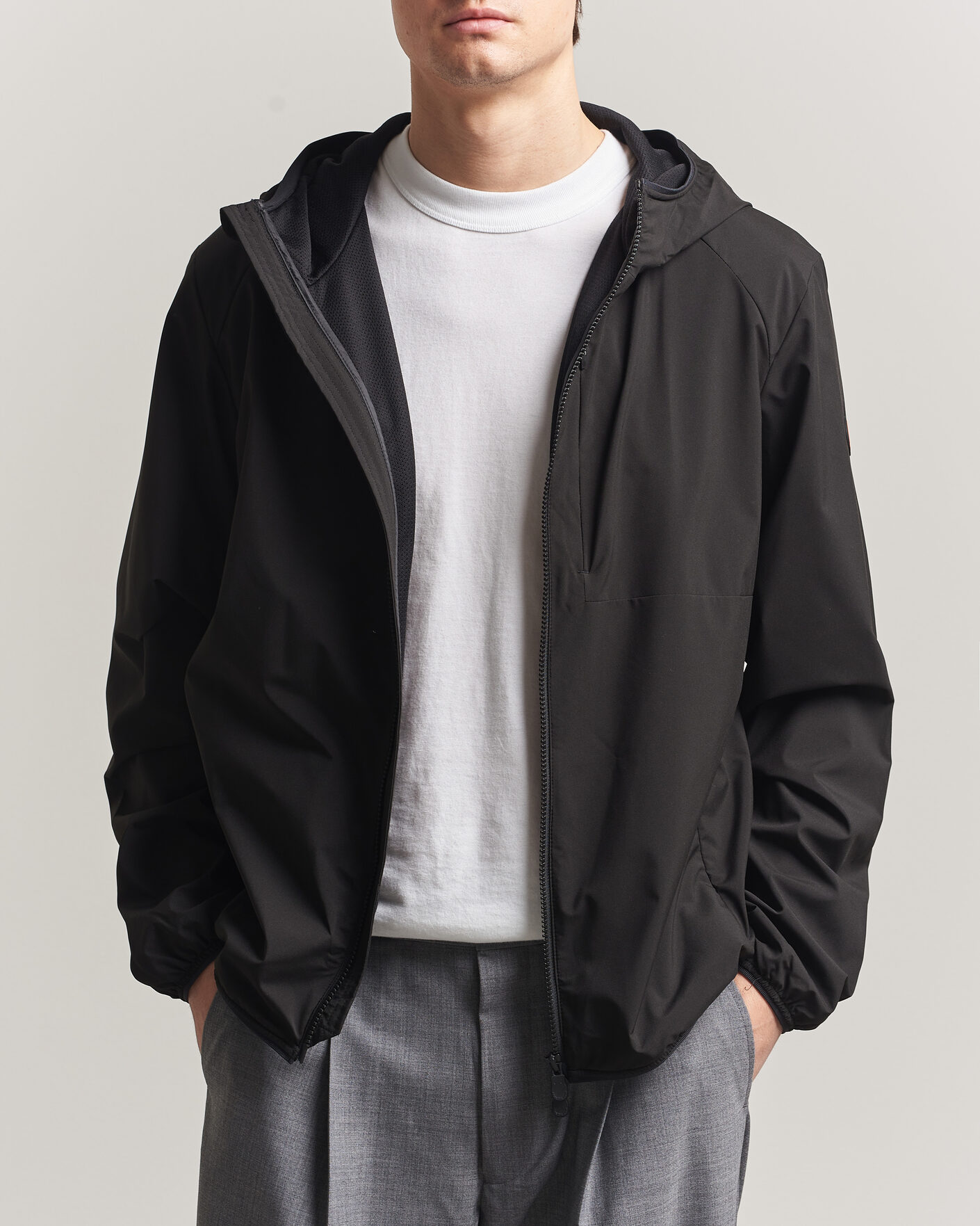 Uomini | Giacche | Save The Duck | Pier Wind/Water Resistant Hood Jacket Black