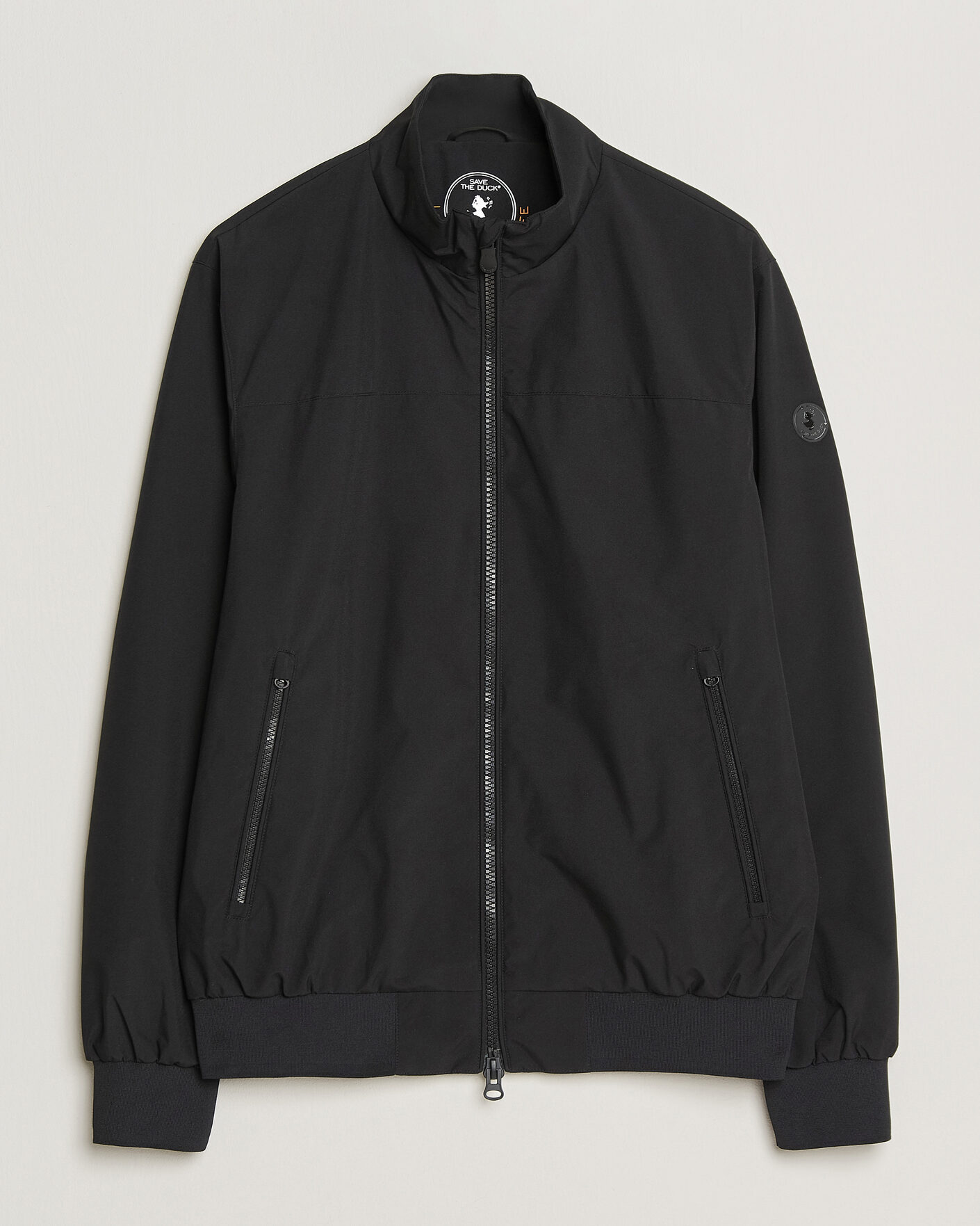 Uomini | Giacche | Save The Duck | Finlay Nylon Harrington Jacket Black