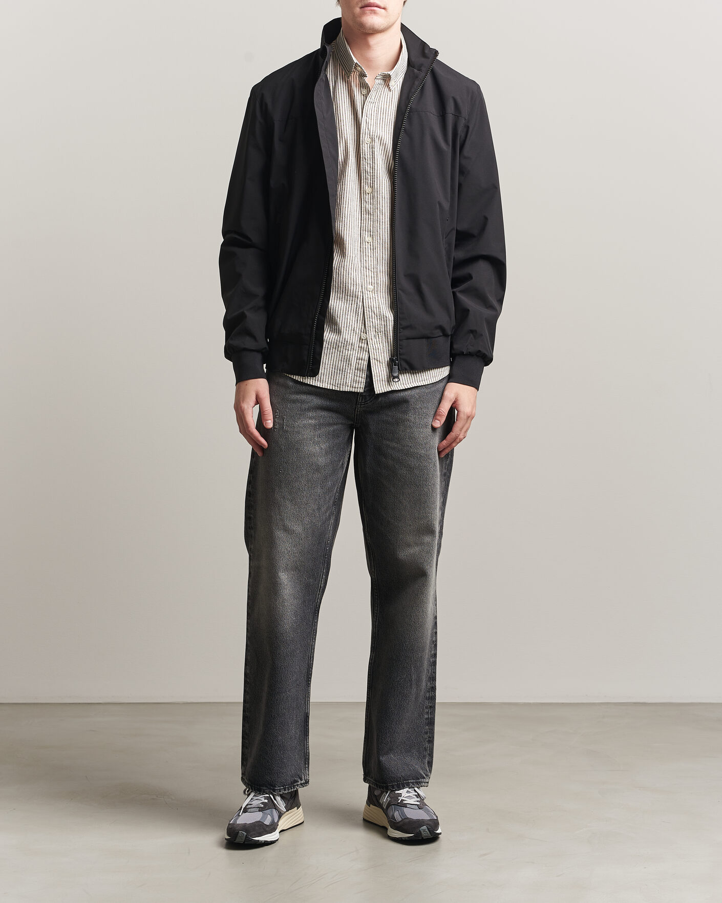 Uomini | Giacche | Save The Duck | Finlay Nylon Harrington Jacket Black