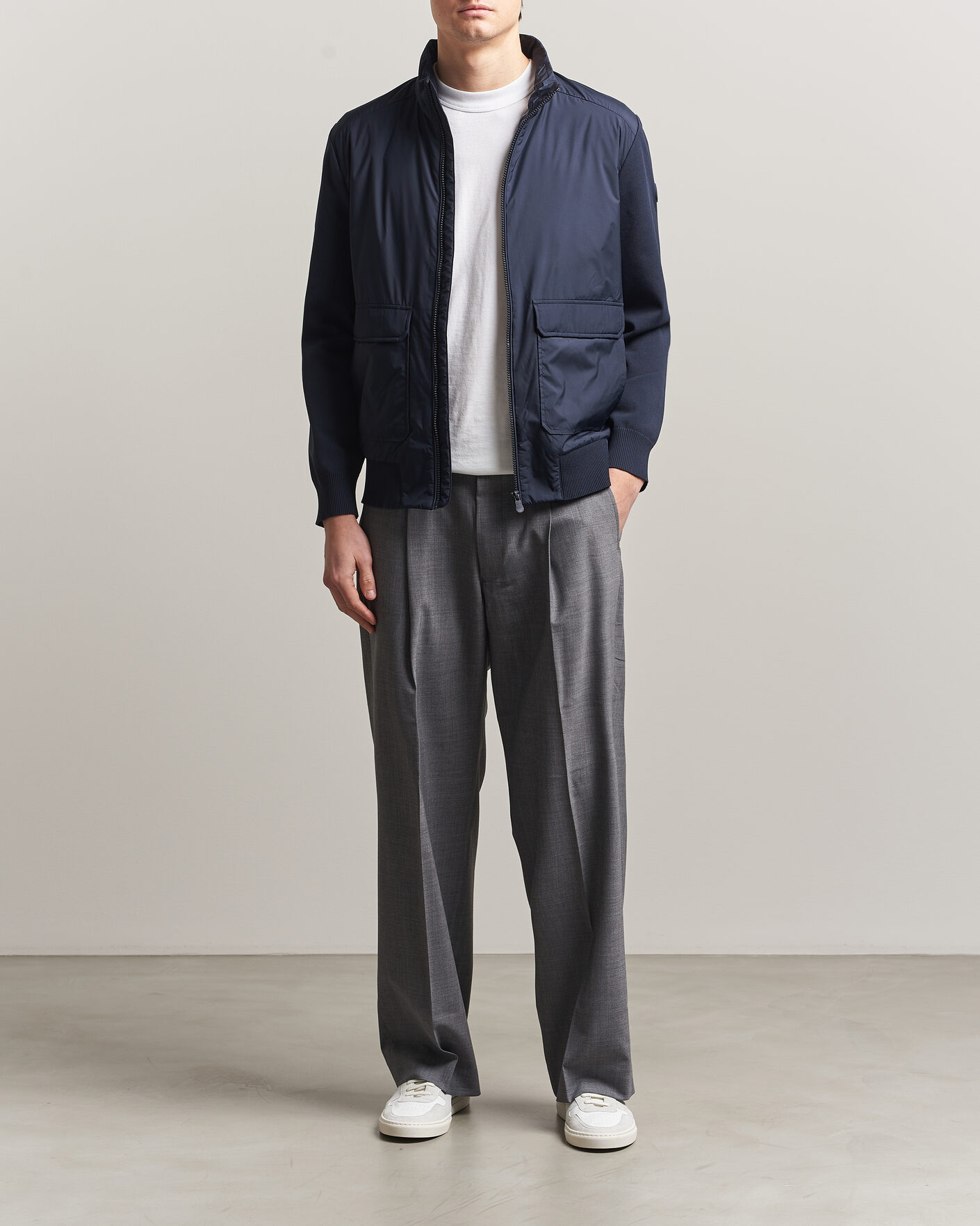 Uomini | Giacche | Save The Duck | Alfo Hybrid Jacket Navy Blue