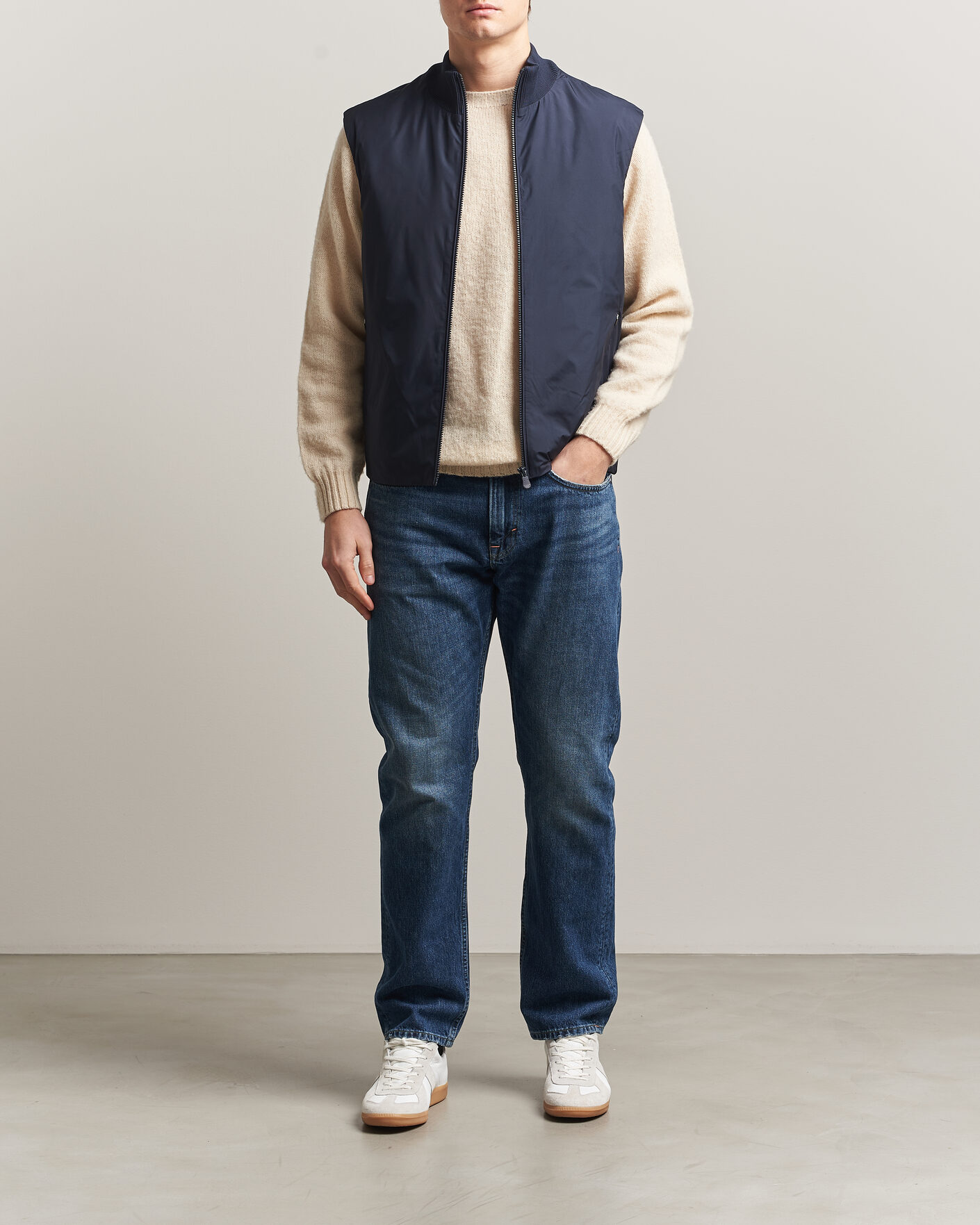 Uomini | Gilet | Save The Duck | Orris Hybrid Vest Navy Blue