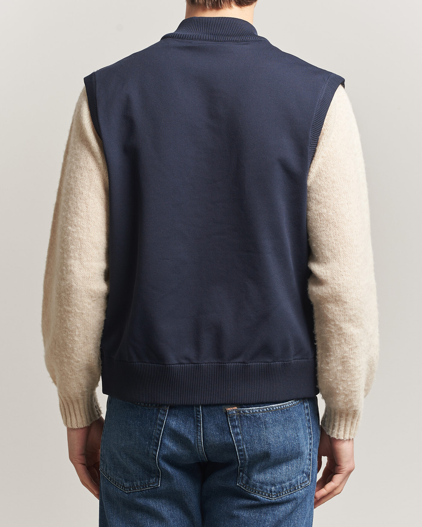 Uomini | Gilet | Save The Duck | Orris Hybrid Vest Navy Blue