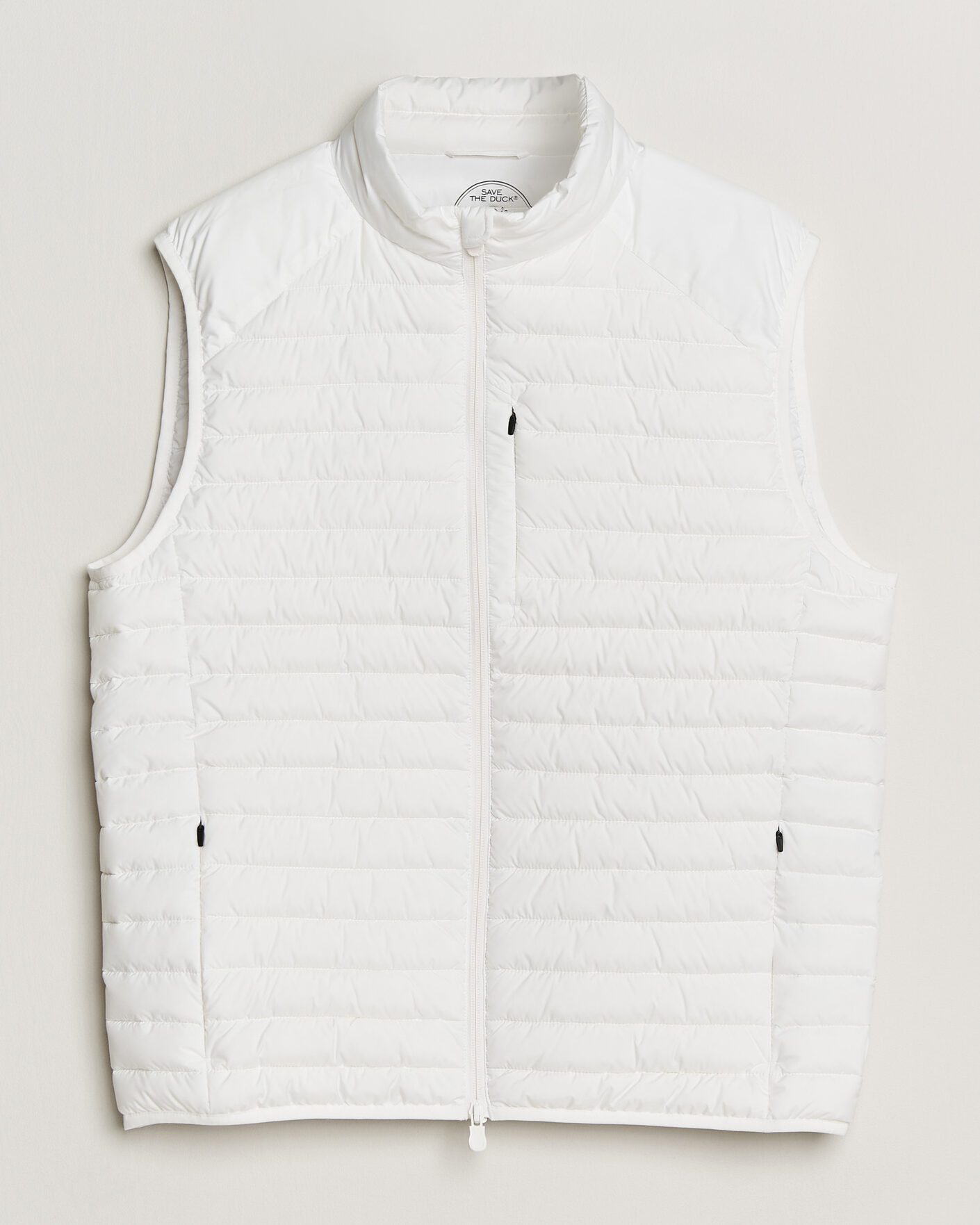 Uomini | Gilet | Save The Duck | Dave Lightweight Padded Vest Dull White