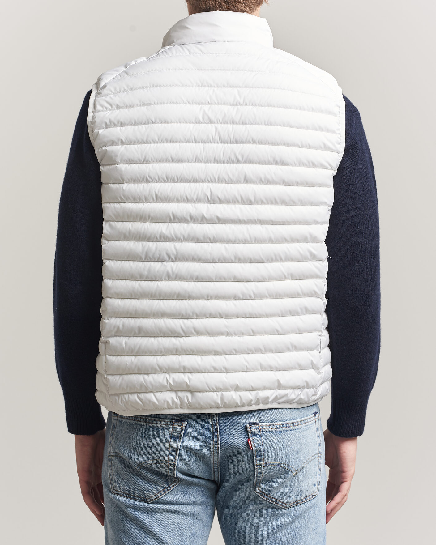 Uomini | Gilet | Save The Duck | Dave Lightweight Padded Vest Dull White