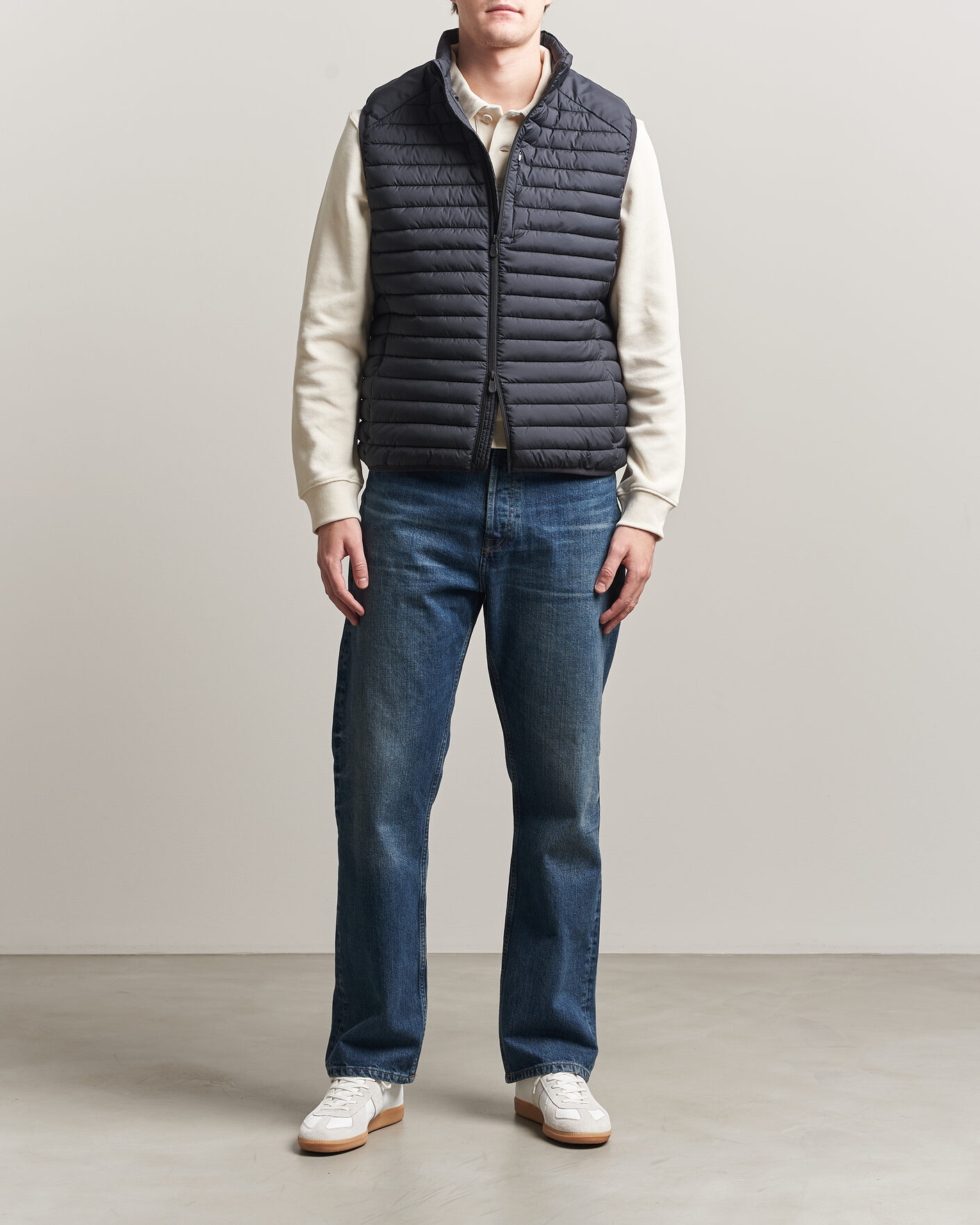 Uomini | Gilet | Save The Duck | Dave Lightweight Padded Vest Black