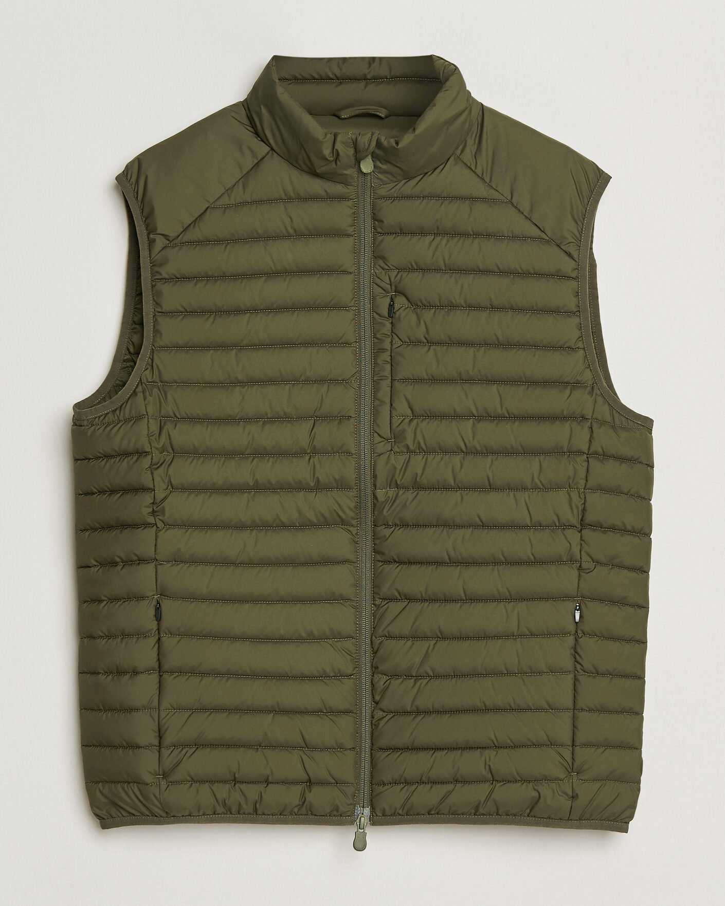 Uomini | Gilet | Save The Duck | Dave Lightweight Padded Vest Snake Green