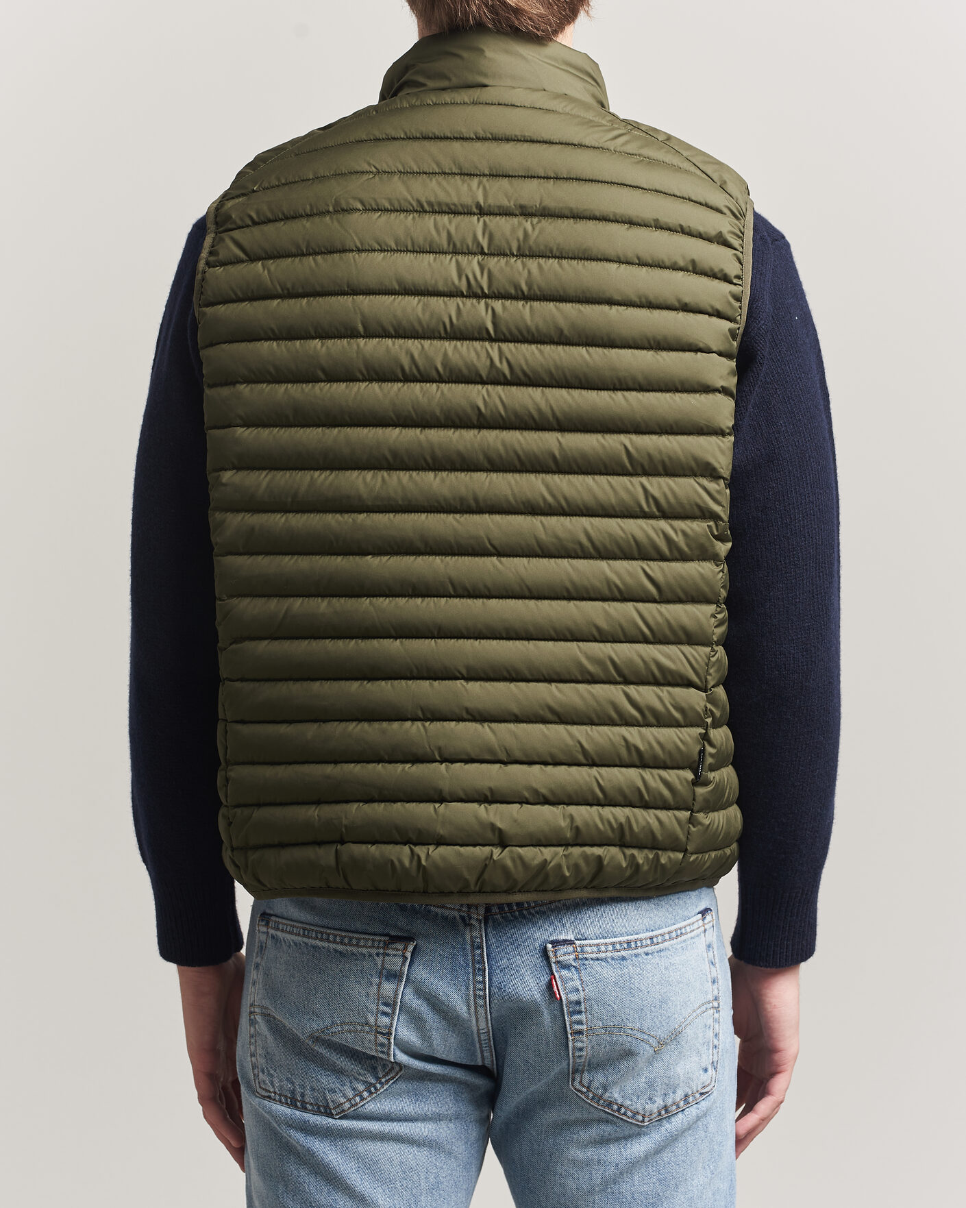 Uomini | Gilet | Save The Duck | Dave Lightweight Padded Vest Snake Green
