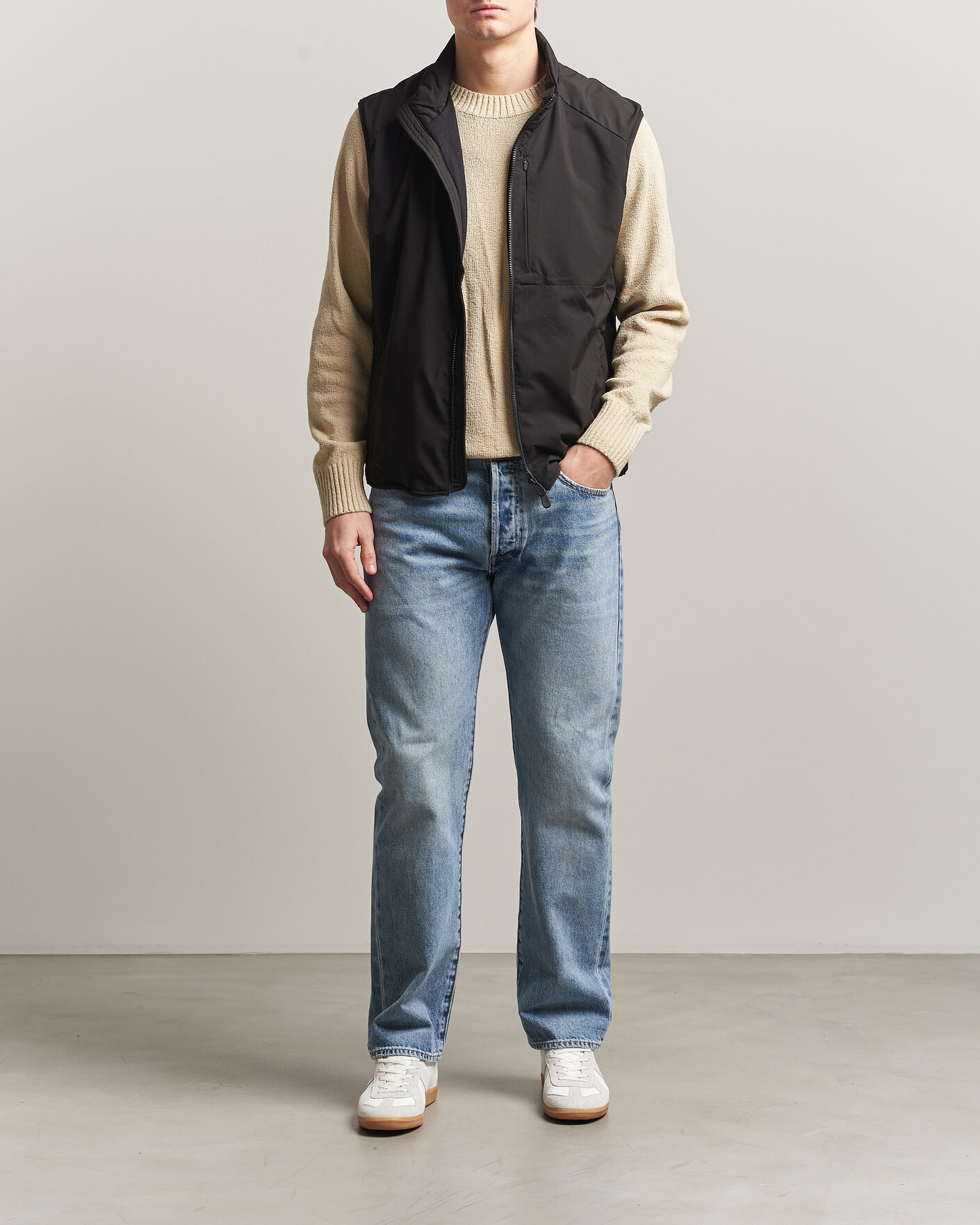 Uomini | Gilet | Save The Duck | Joe Wind/Water Resistant Vest Black