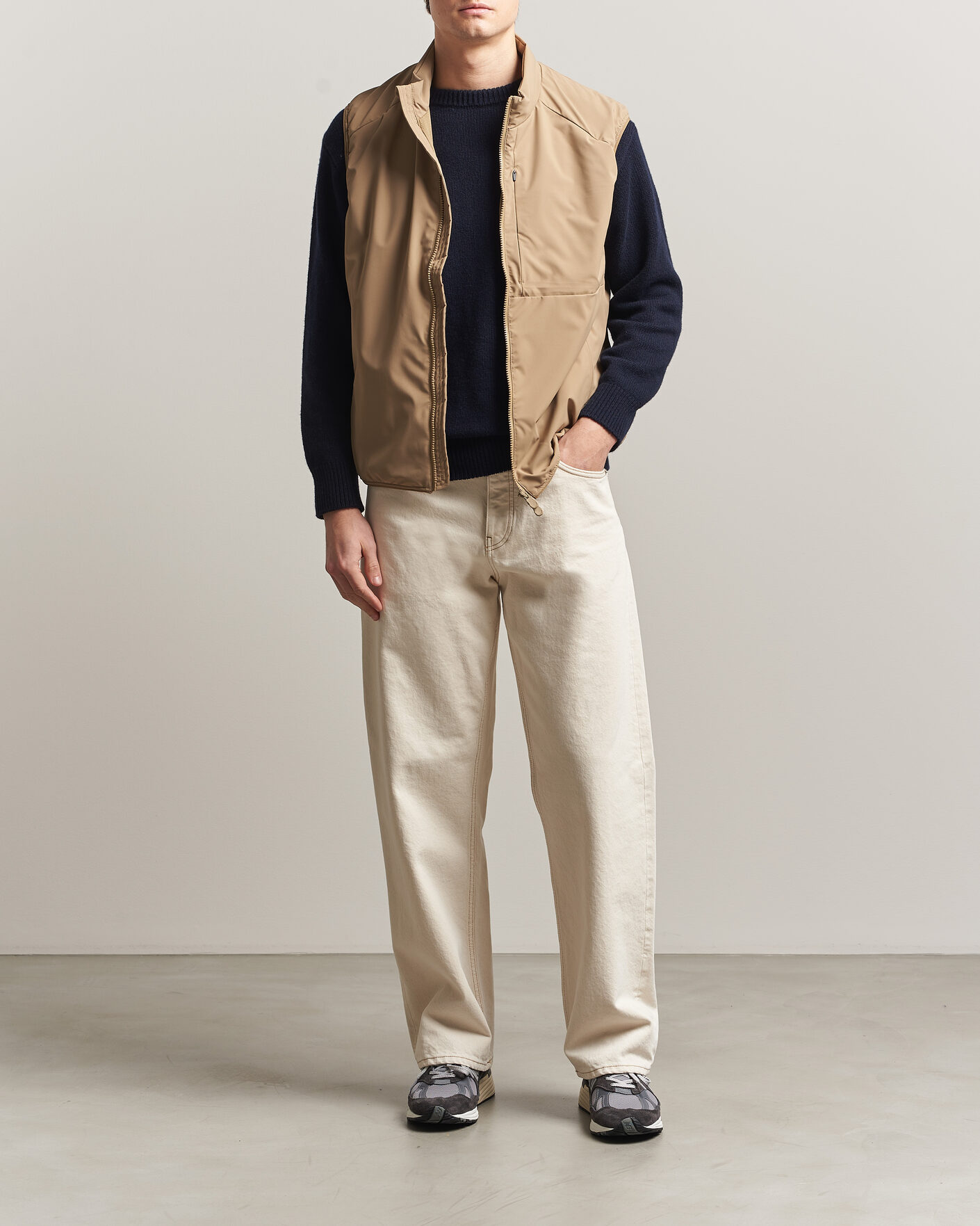 Uomini | Gilet | Save The Duck | Joe Wind/Water Resistant Vest Khaki Brown