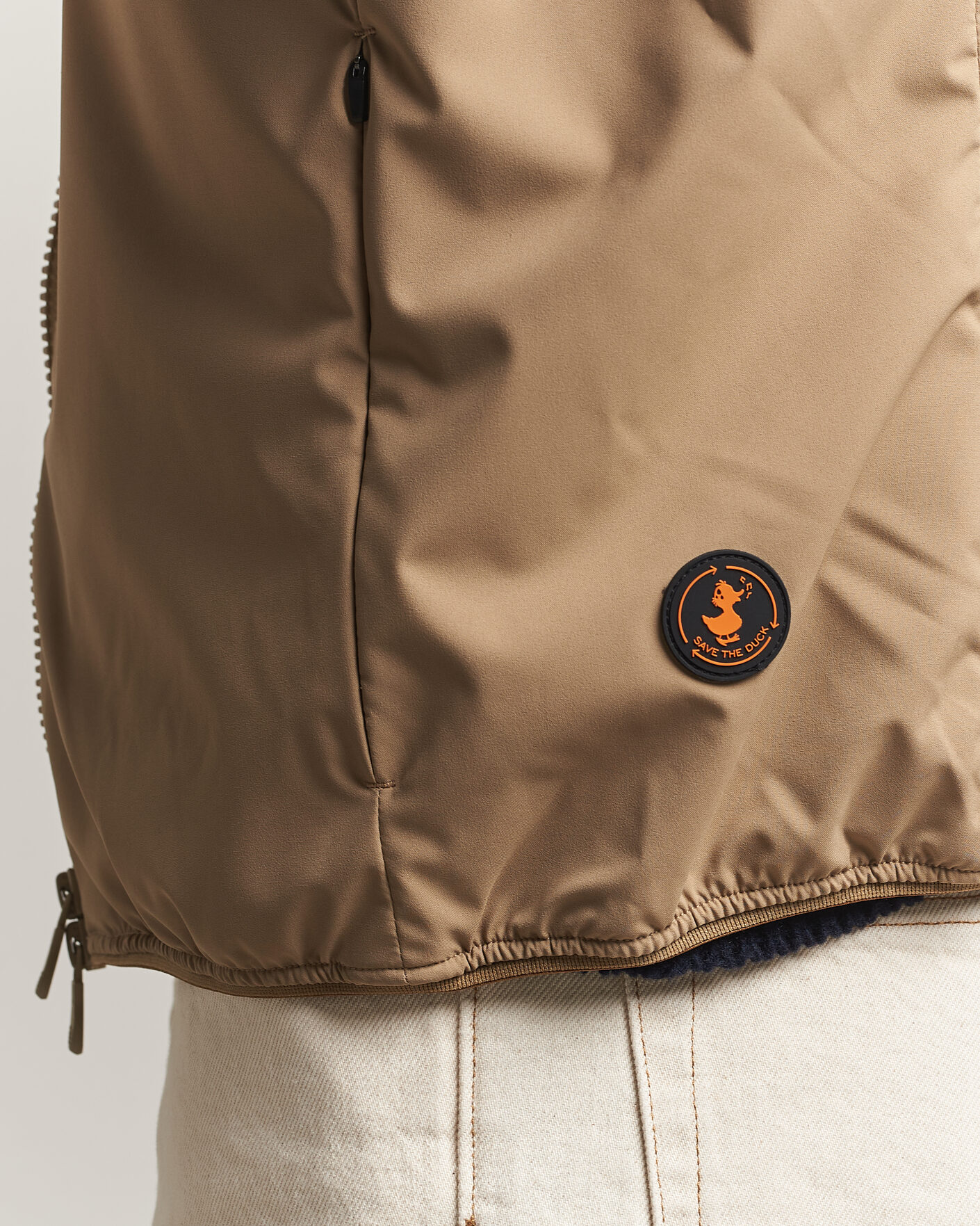 Uomini | Gilet | Save The Duck | Joe Wind/Water Resistant Vest Khaki Brown