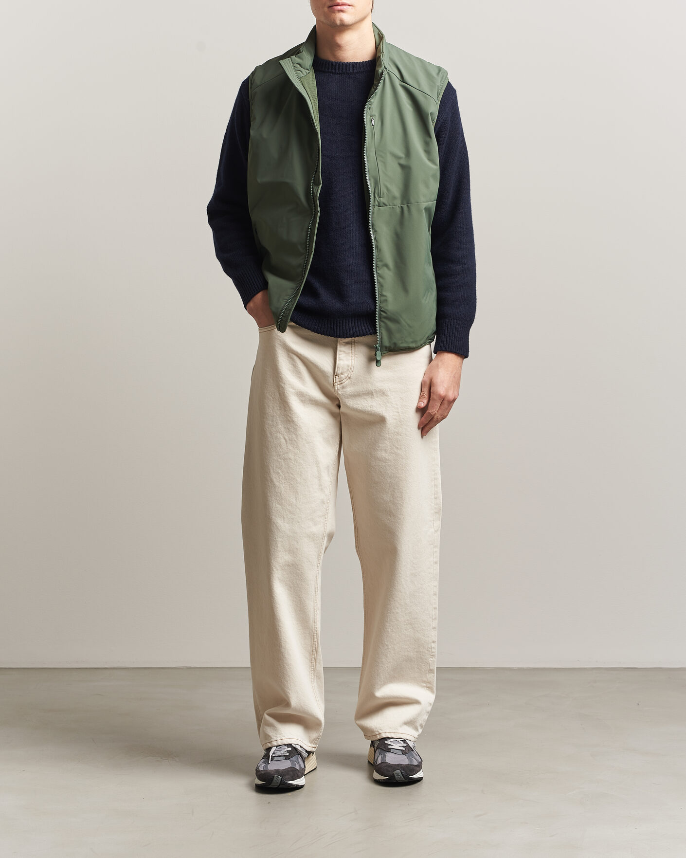 Uomini | Gilet | Save The Duck | Joe Wind/Water Resistant Vest Thyme Green