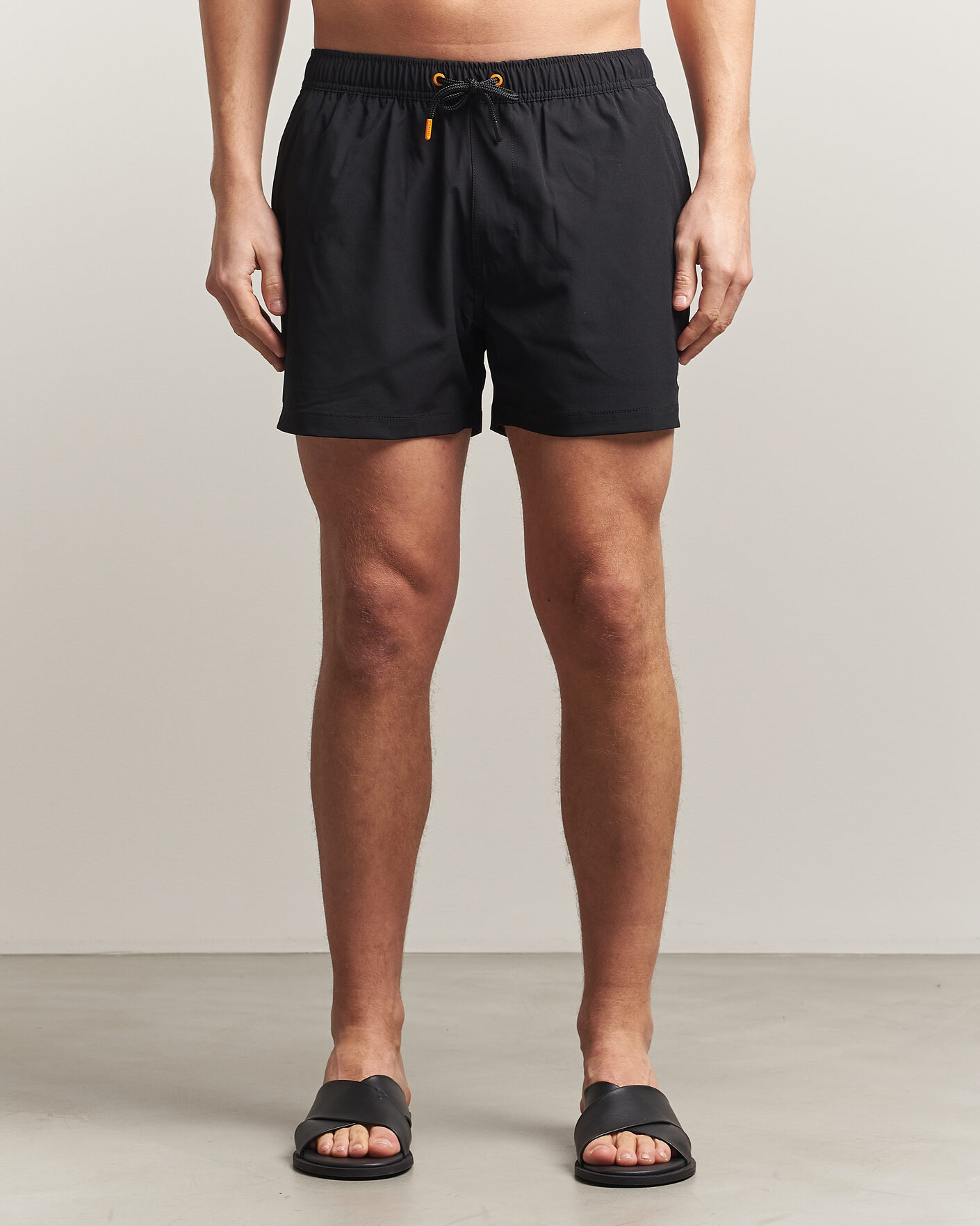 Uomini | Costumi da bagno | Save The Duck | Plain Drawstring Swimshorts Black