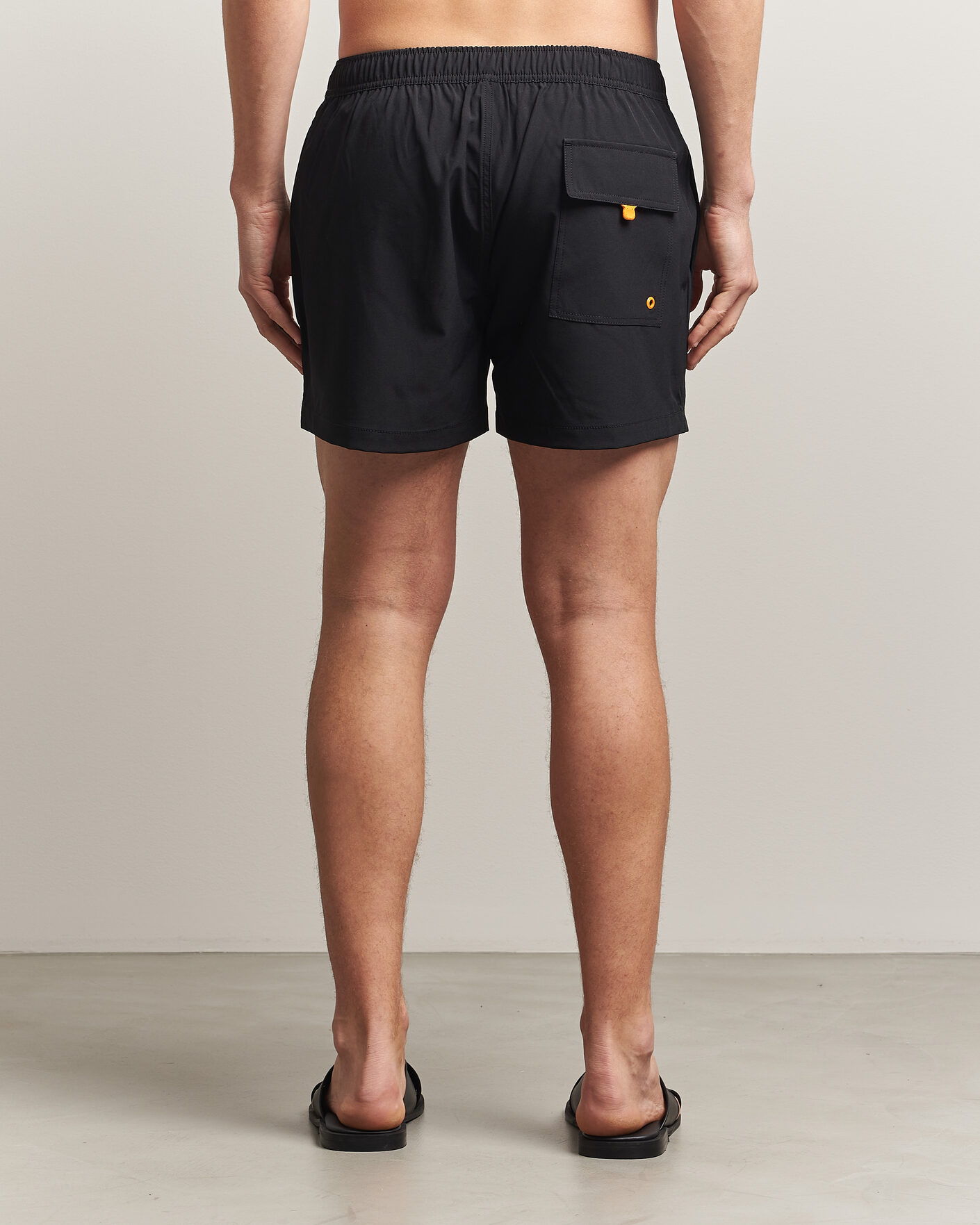 Uomini | Costumi da bagno | Save The Duck | Plain Drawstring Swimshorts Black