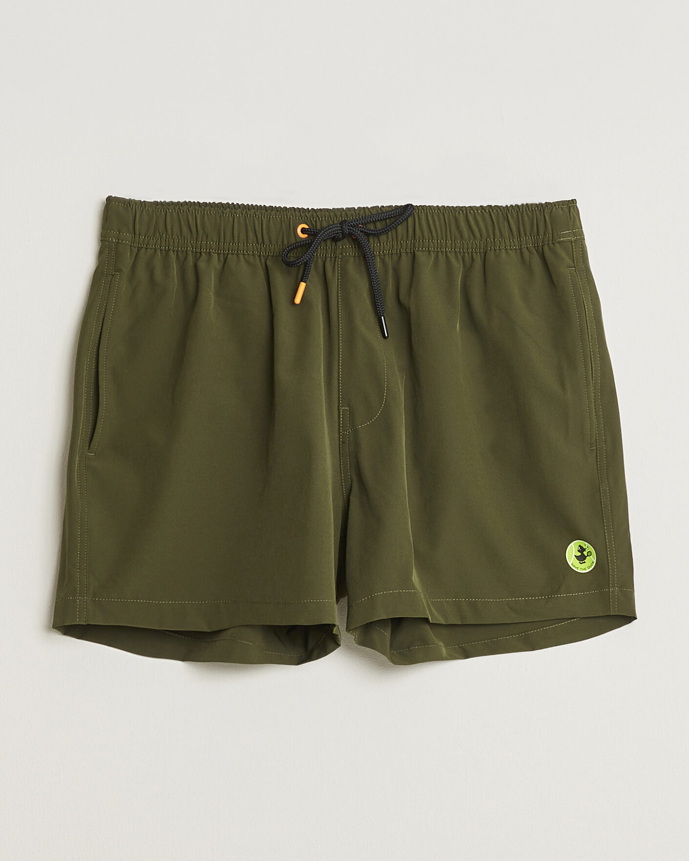 Uomini | Costumi da bagno | Save The Duck | Plain Drawstring Swimshorts Snake Green