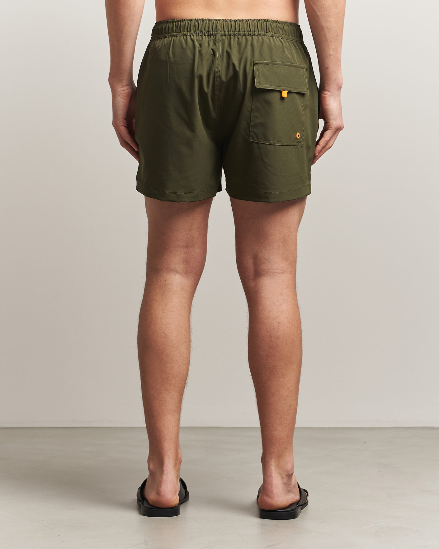 Uomini | Costumi da bagno | Save The Duck | Plain Drawstring Swimshorts Snake Green