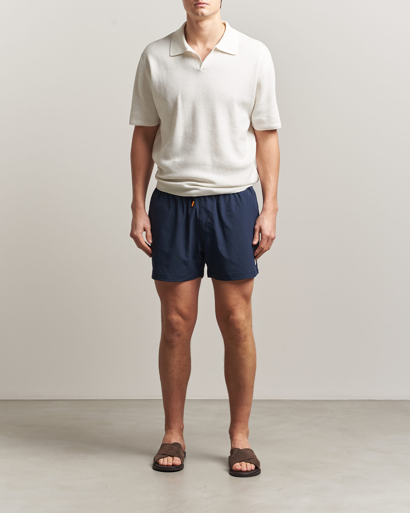 Uomini | Costumi da bagno | Save The Duck | Plain Drawstring Swimshorts Navy