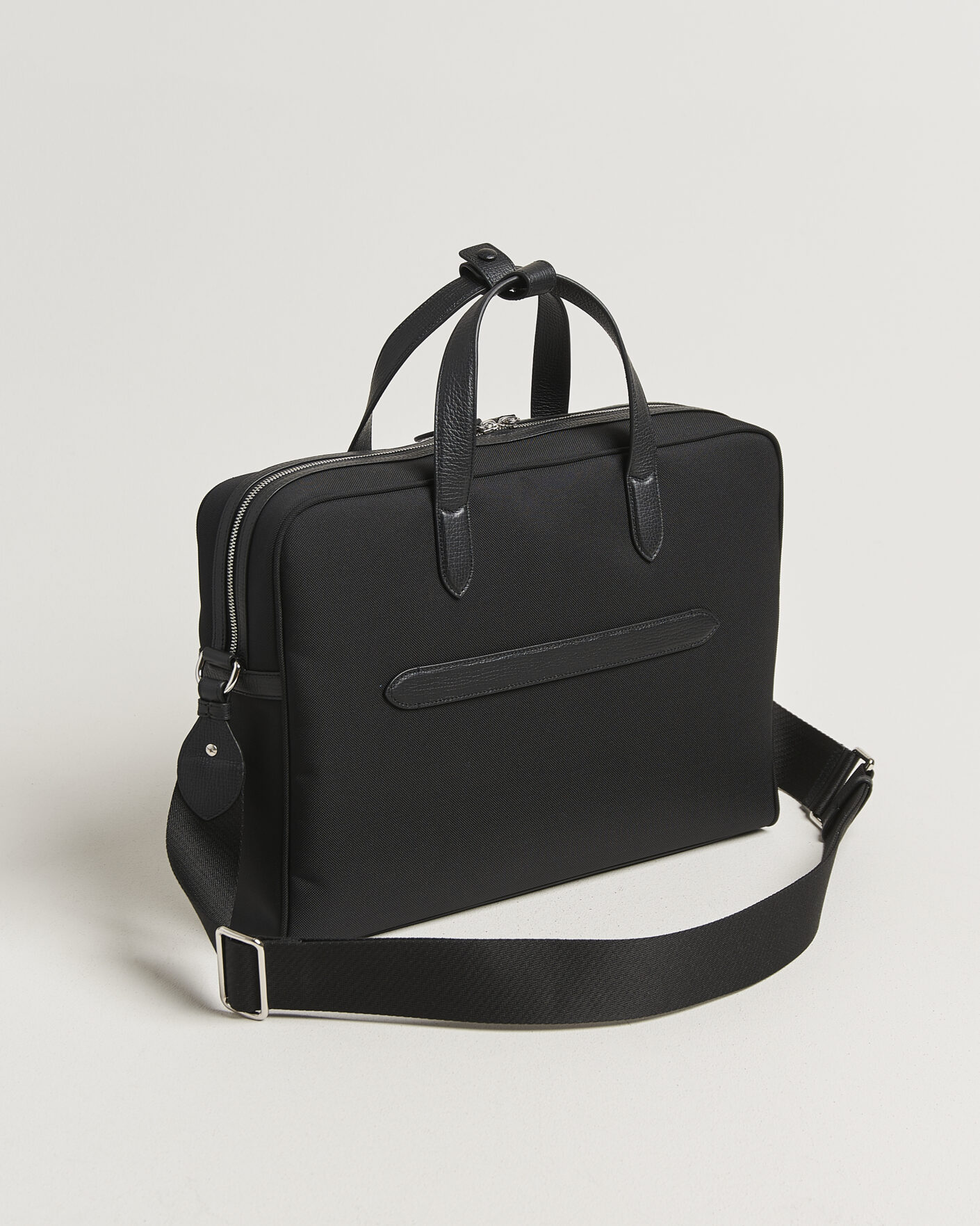 Uomini | Borse | Smythson | Canvas Norton Briefcase Black