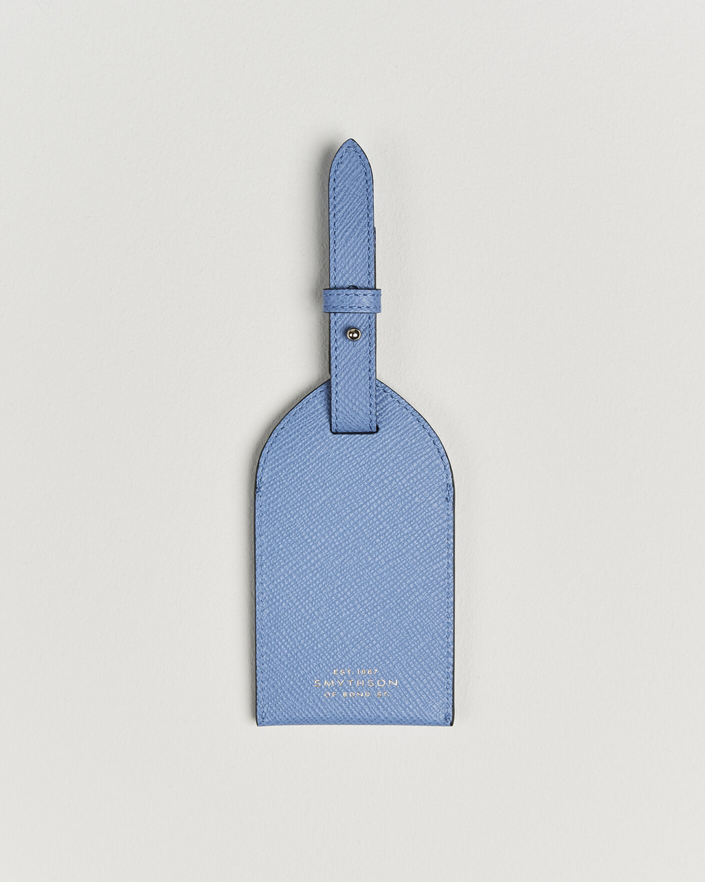 Uomini | Casa | Smythson | Panama Luggage Tag Sticker Nile Blue