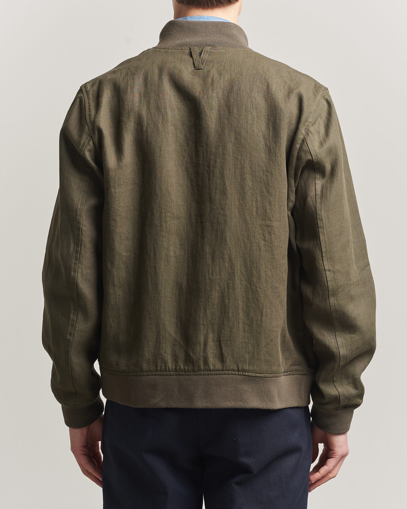 Uomini | Giacche | Valstar | Valstarino Linen Jacket Olive