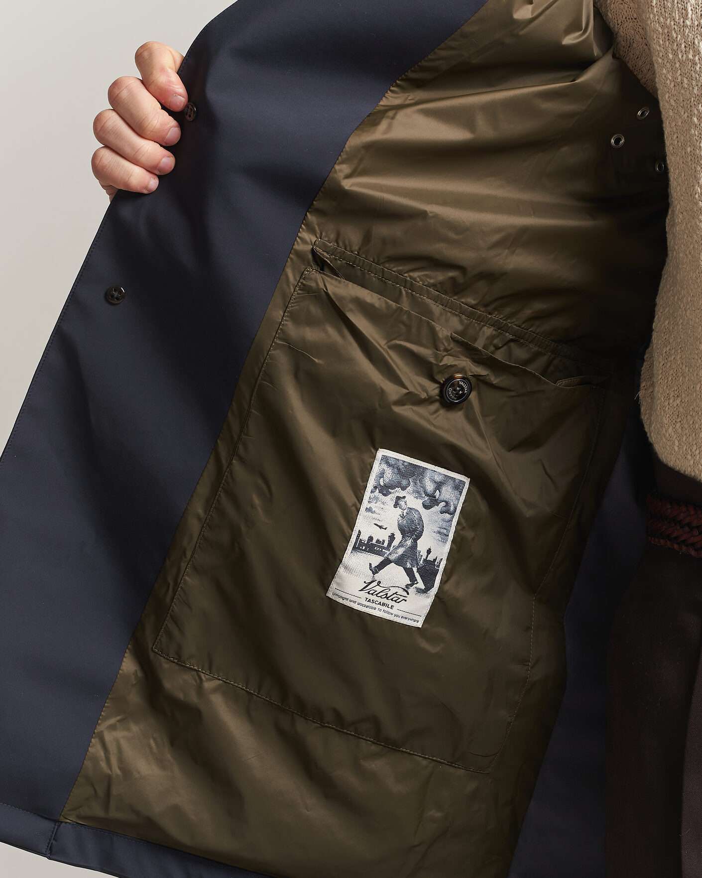 Uomini | Giacche | Valstar | Milano Rain Coat Navy