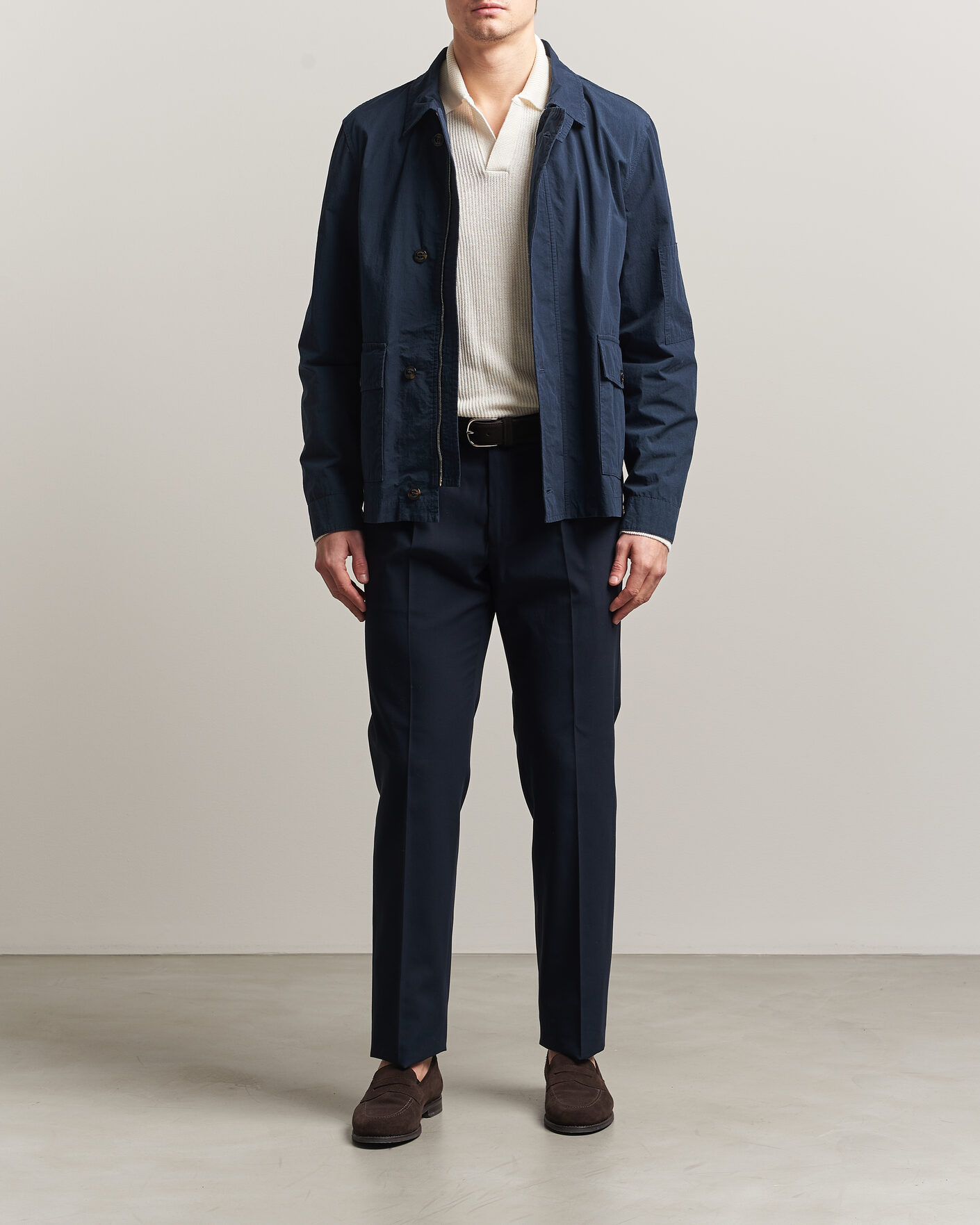 Uomini | Giacche | Valstar | Cotton Work Jacket Navy