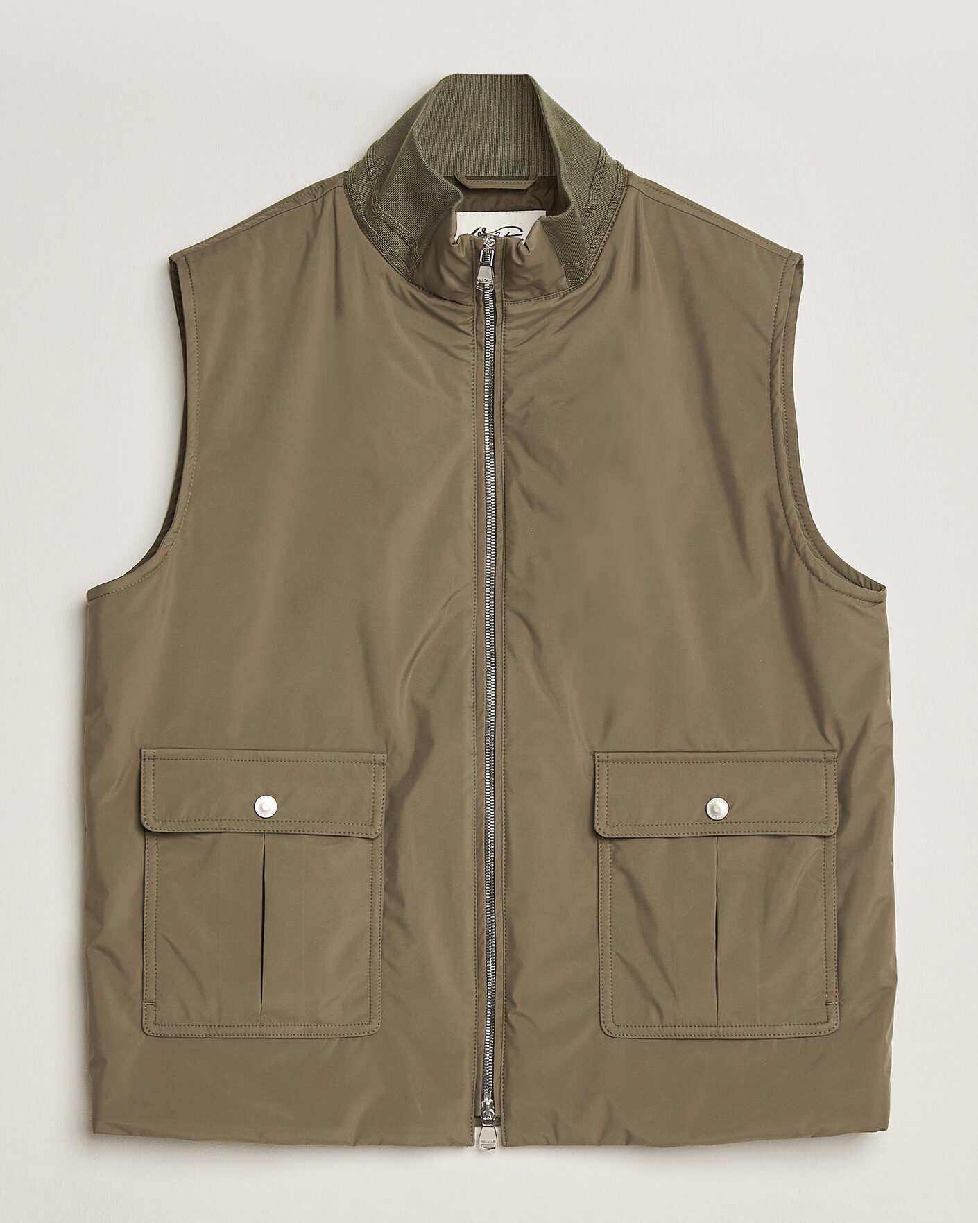 Uomini | Gilet | Valstar | Nylon Zip Vest Military