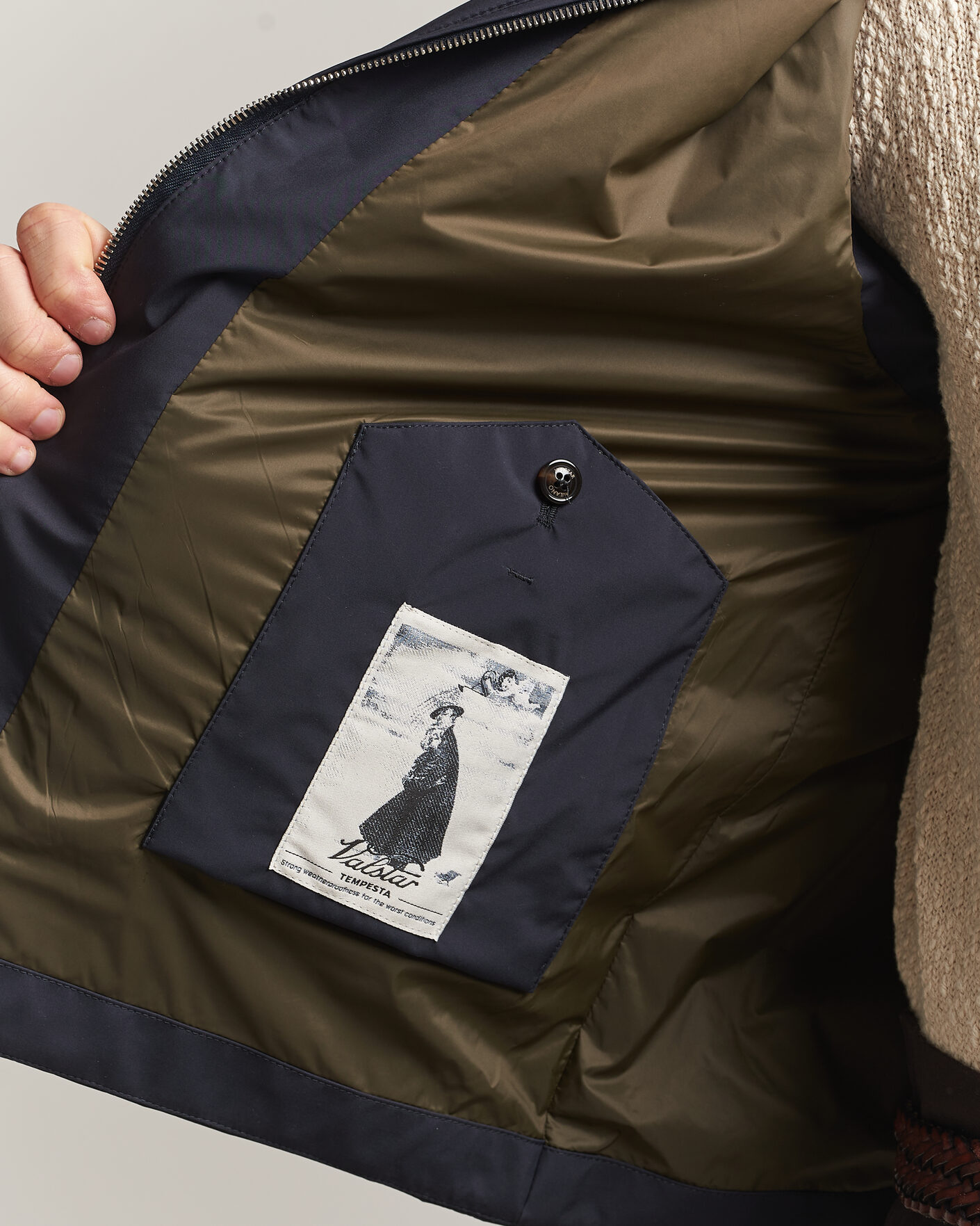 Uomini | Gilet | Valstar | Nylon Zip Vest Navy