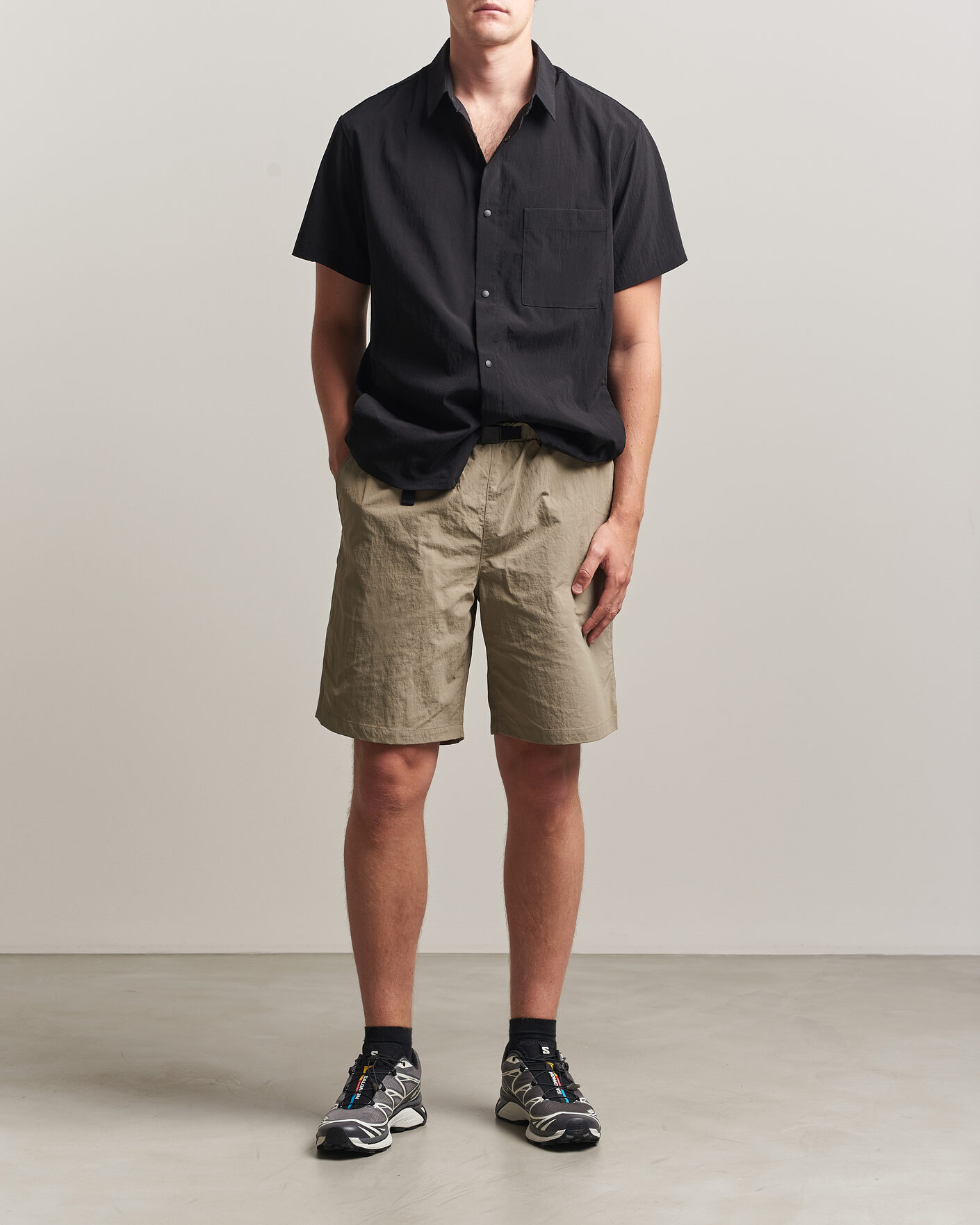 Uomini | T-shirt | Snow Peak | Quick Dry Shirt Black