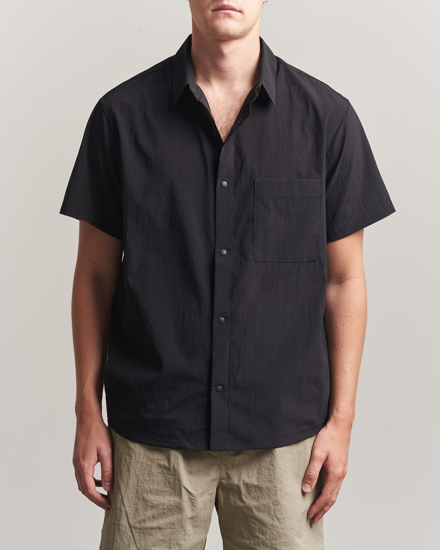 Uomini | T-shirt | Snow Peak | Quick Dry Shirt Black