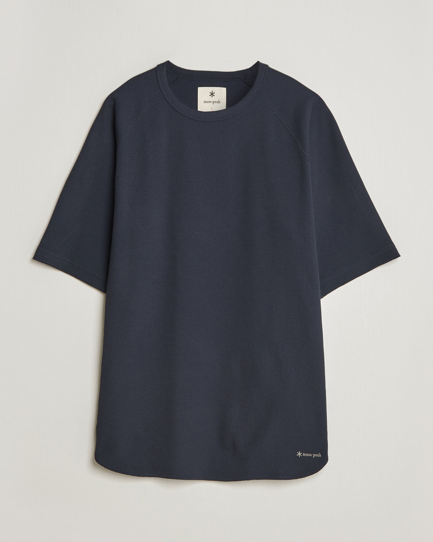 Uomini | T-shirt | Snow Peak | Dry Waffle T-Shirt Dark Navy