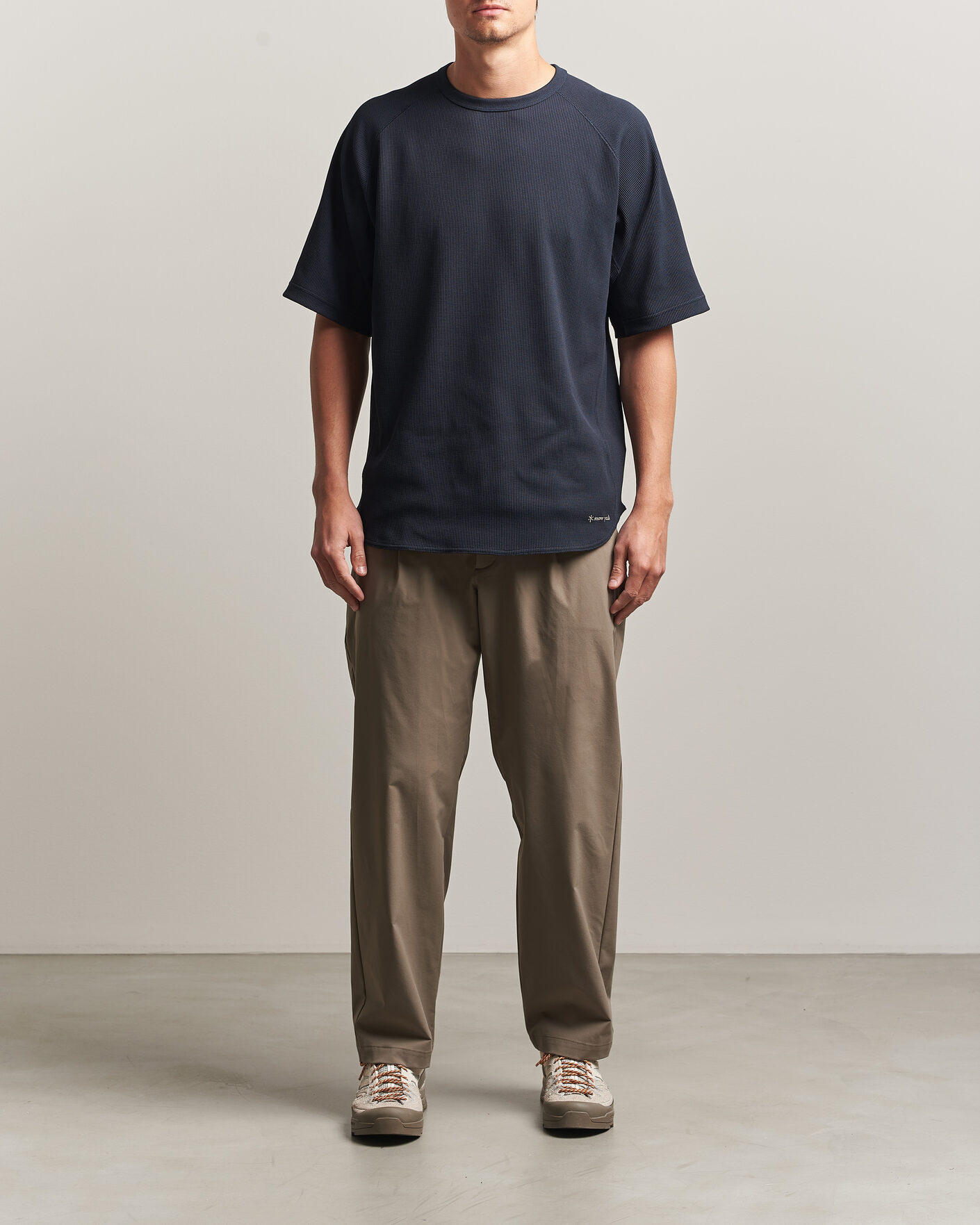 Uomini | T-shirt | Snow Peak | Dry Waffle T-Shirt Dark Navy