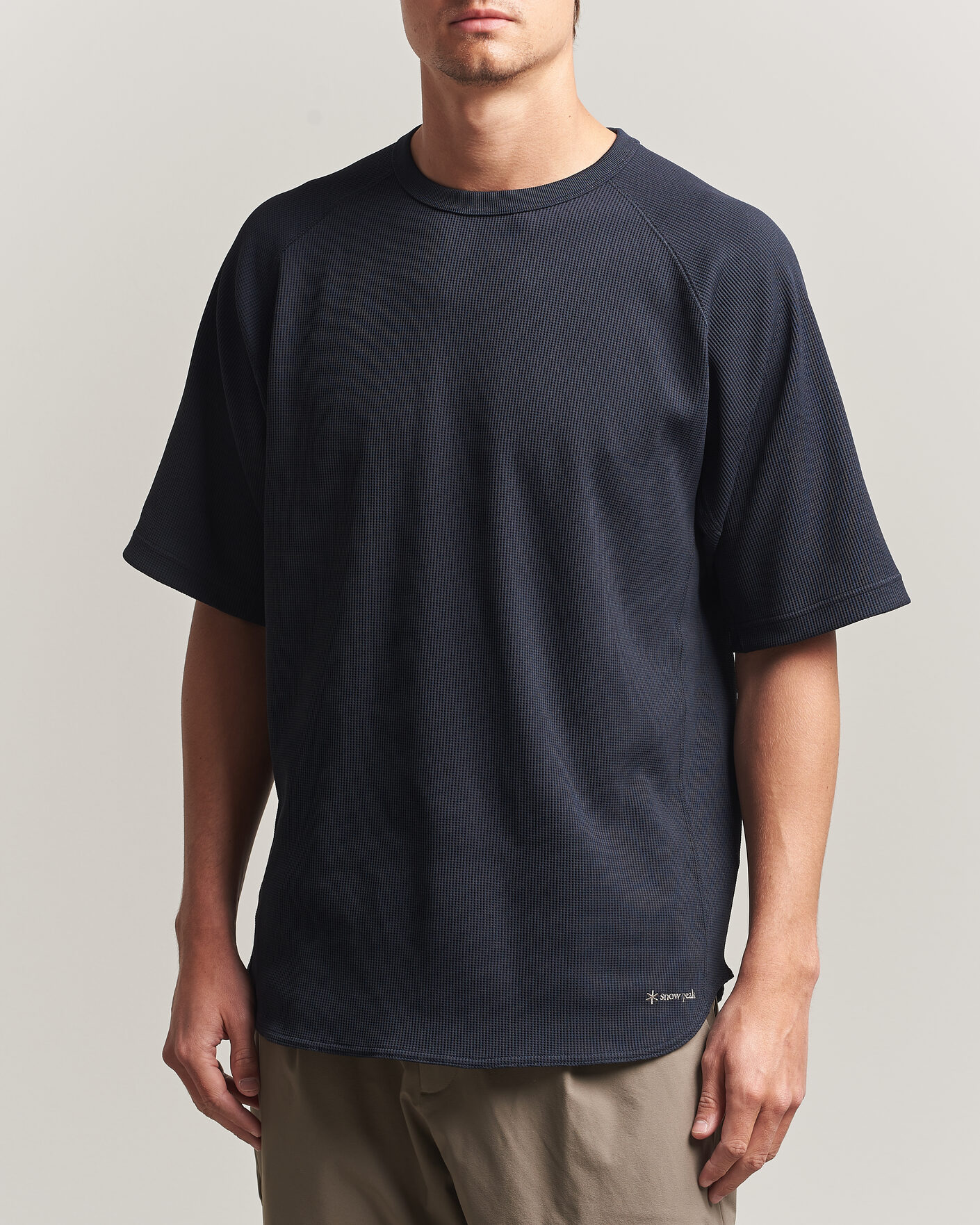Uomini | T-shirt | Snow Peak | Dry Waffle T-Shirt Dark Navy