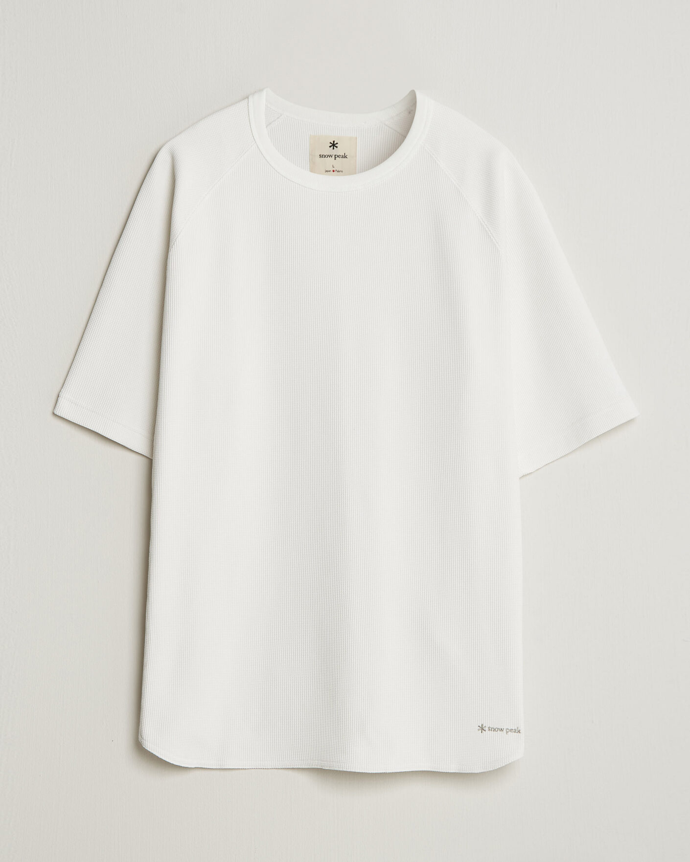Uomini | T-shirt | Snow Peak | Dry Waffle T-Shirt Off White