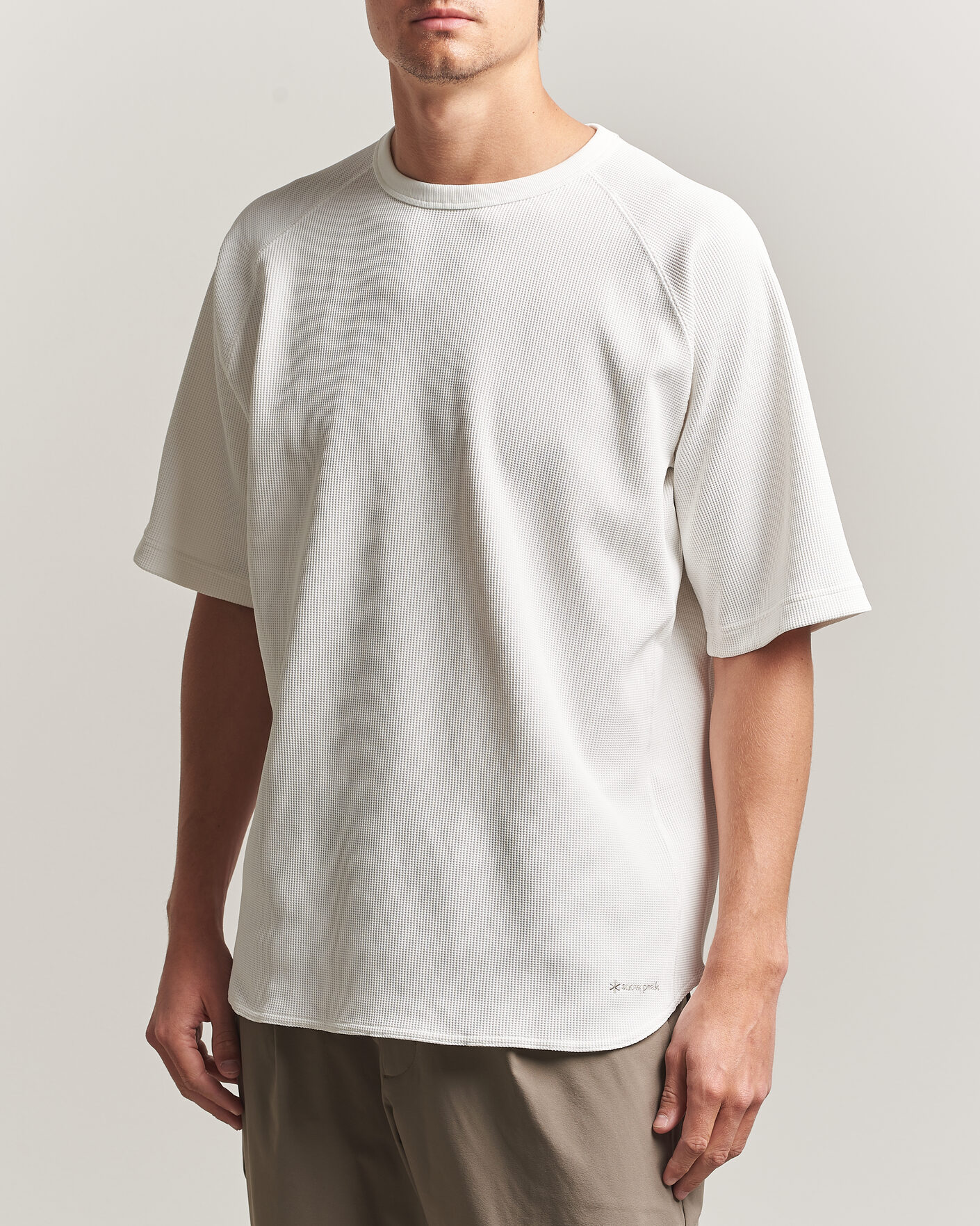 Uomini | T-shirt | Snow Peak | Dry Waffle T-Shirt Off White