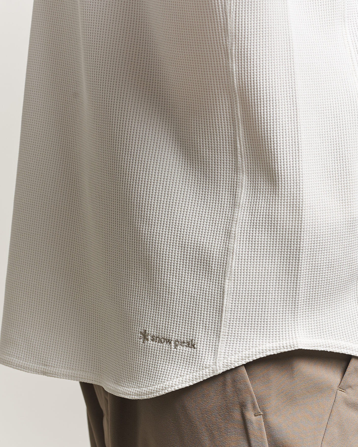 Uomini | T-shirt | Snow Peak | Dry Waffle T-Shirt Off White