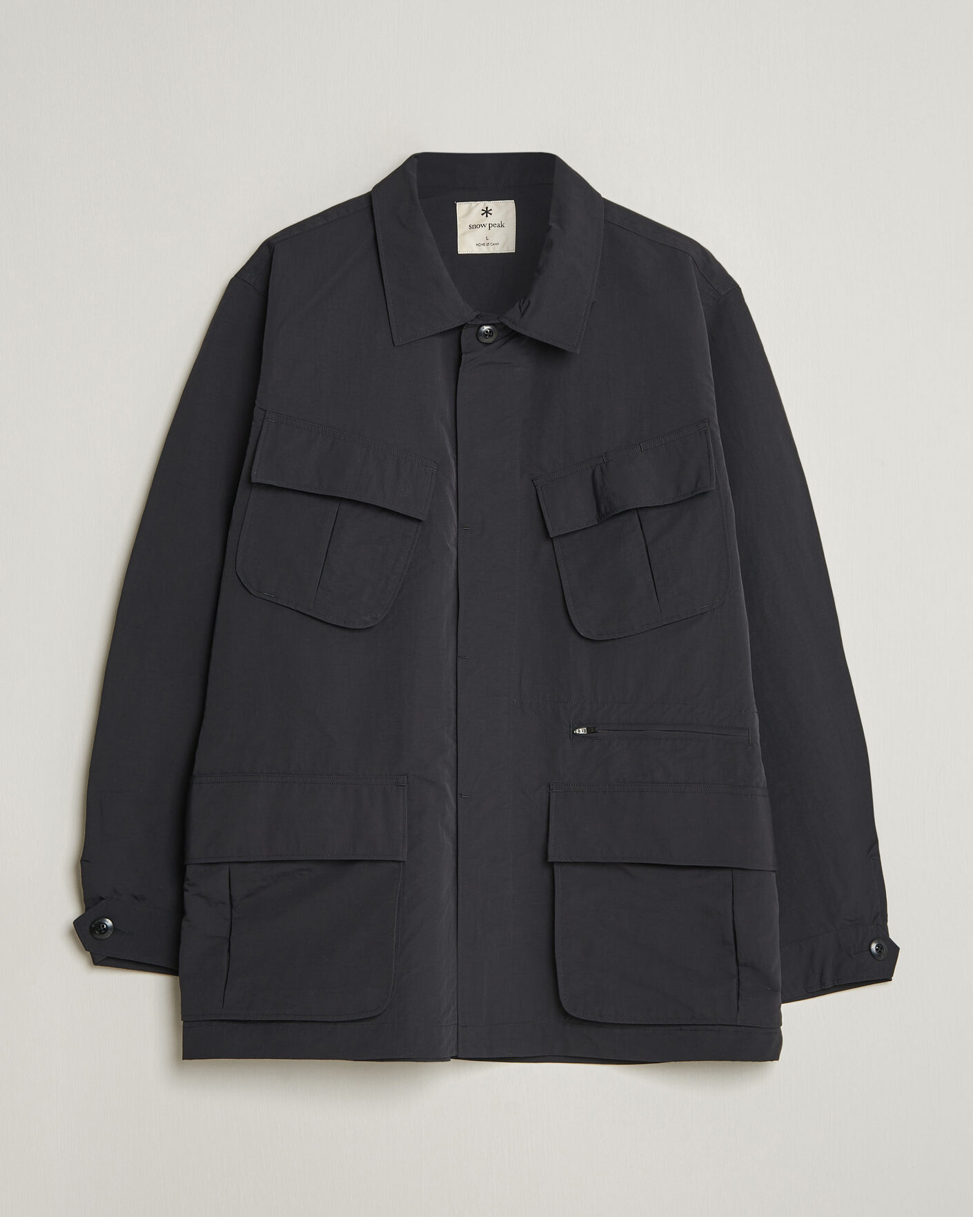 Uomini | Giacche | Snow Peak | Nylon Washer Jacket Black