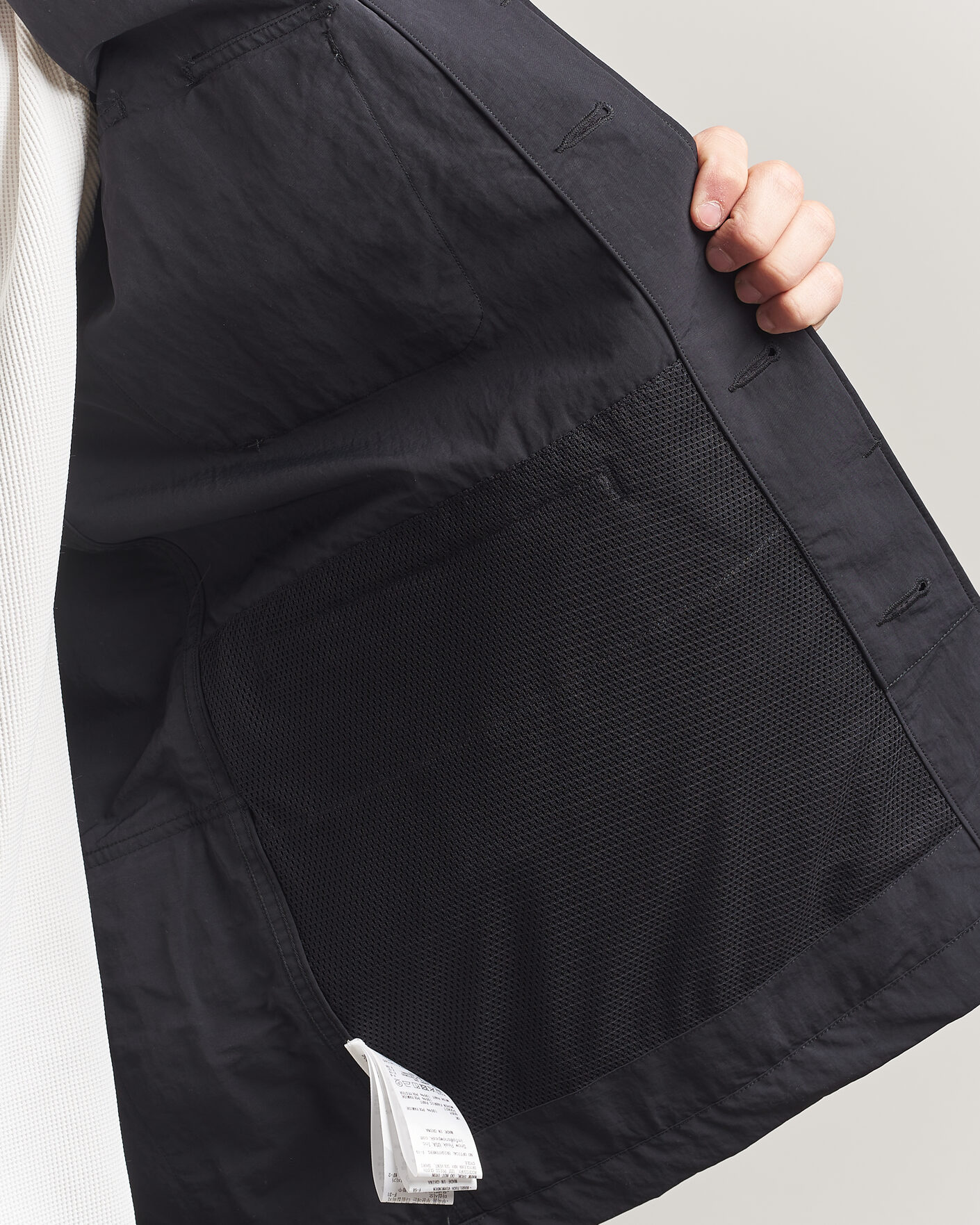 Uomini | Giacche | Snow Peak | Nylon Washer Jacket Black