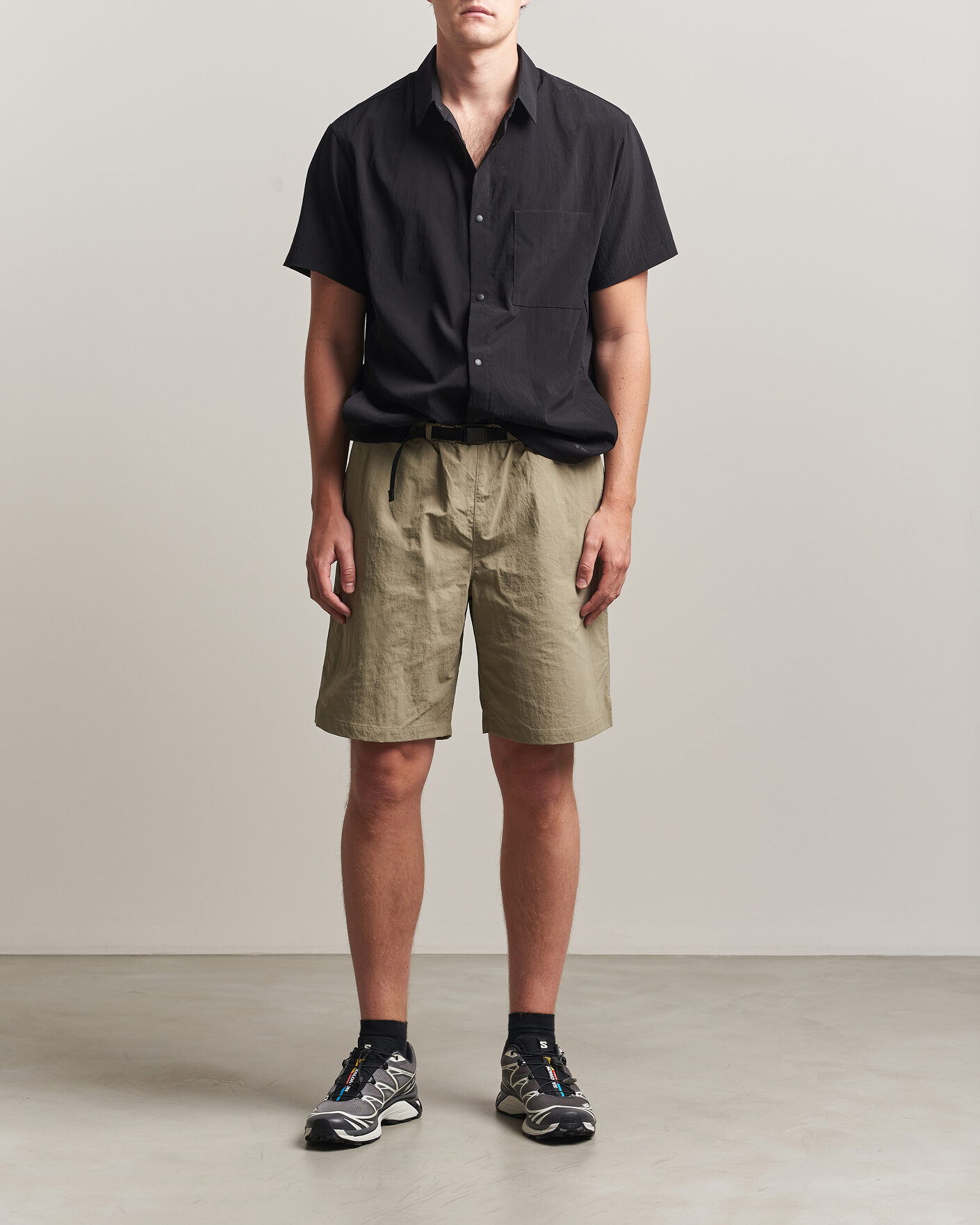 Uomini | Pantaloncini | Snow Peak | Nylon Washer Shorts Greige
