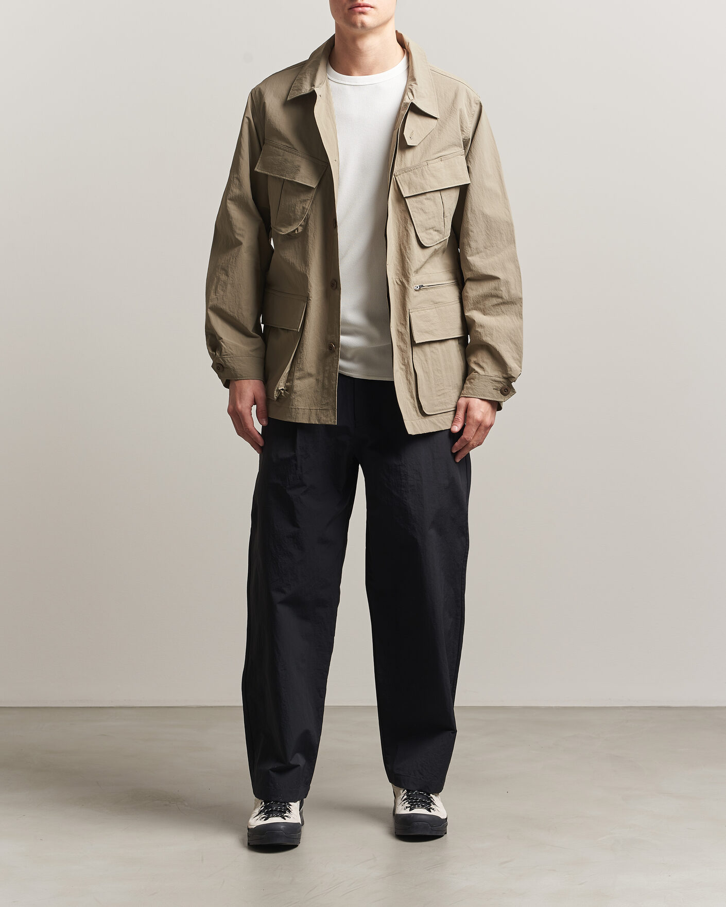 Uomini | Pantaloni | Snow Peak | Nylon Washer Pants Black