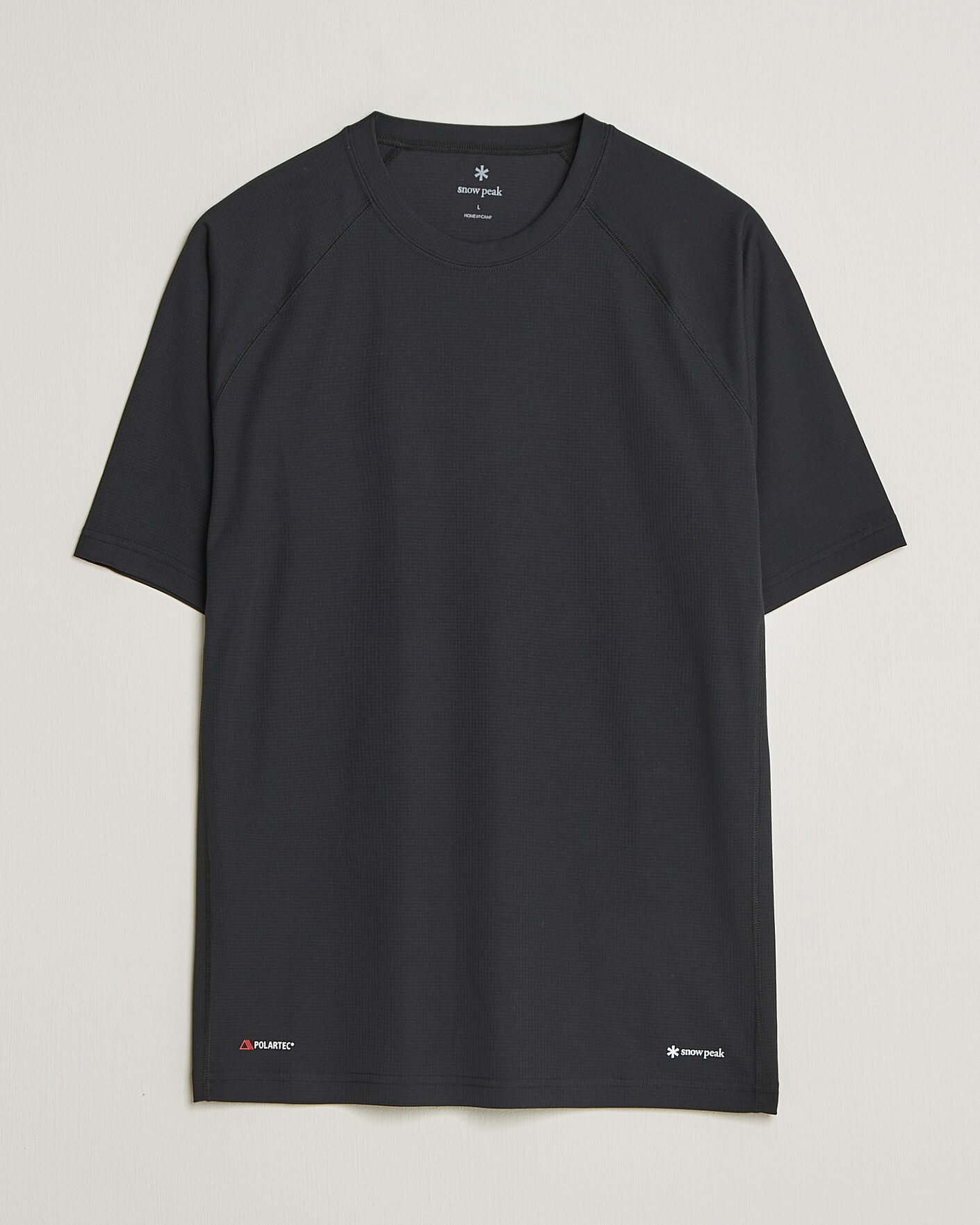 Uomini | T-shirt | Snow Peak | Polartec Power Dry T-Shirt Black
